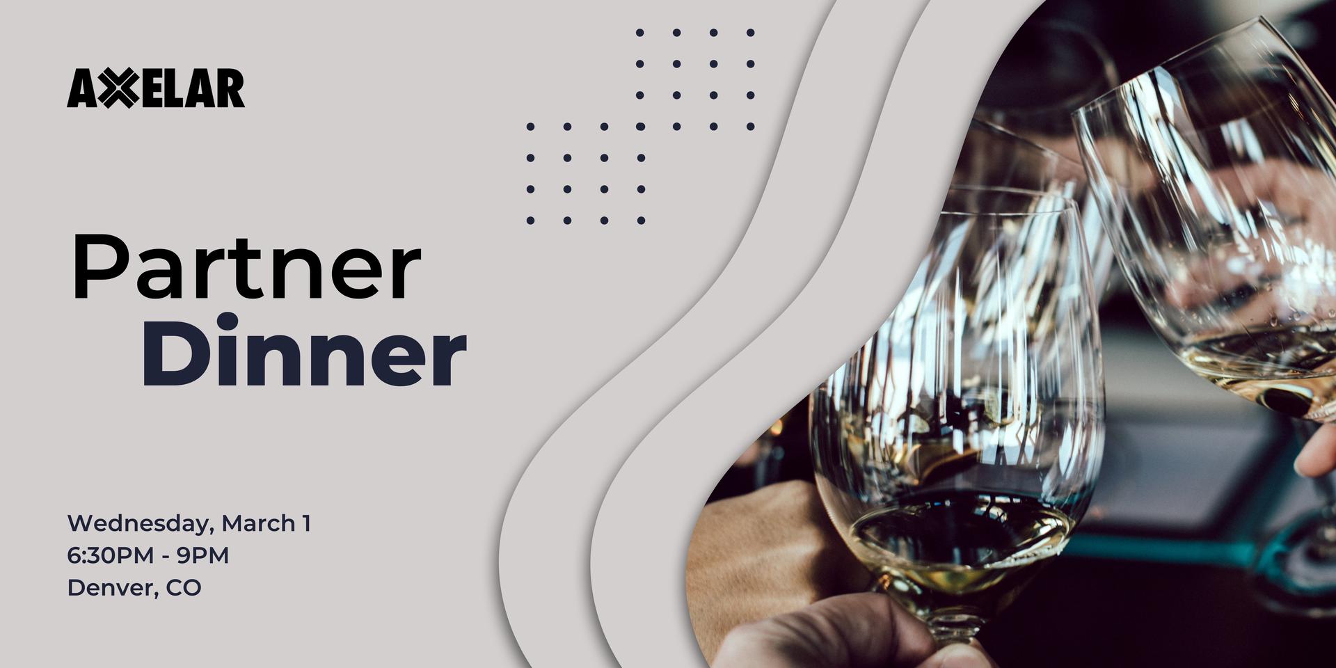 Cover Image for Axelar Partner Dinner