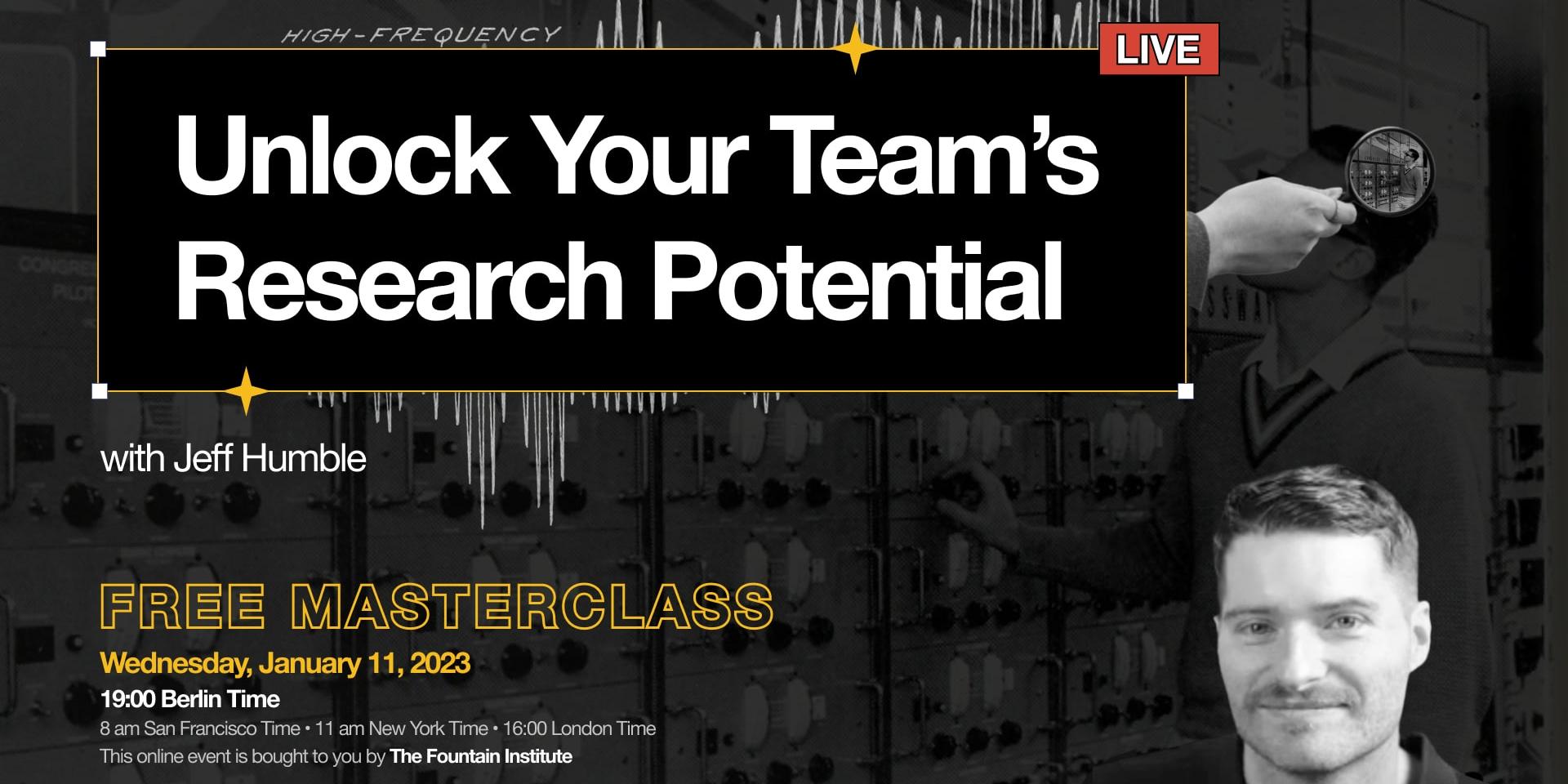 Cover Image for Unlock Your Team’s Research Potential