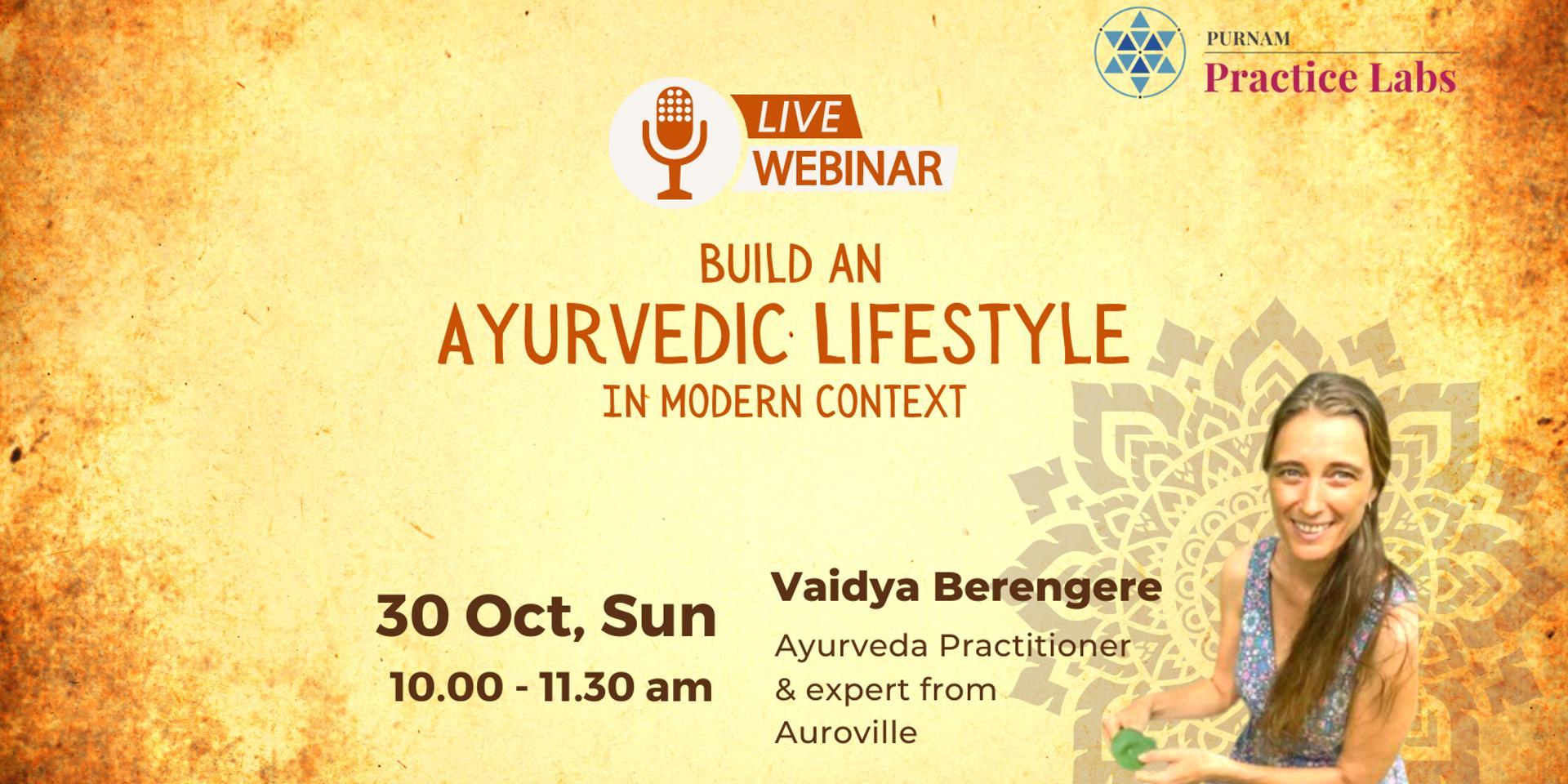 Cover Image for Build an Ayurvedic Lifestyle in Modern Context