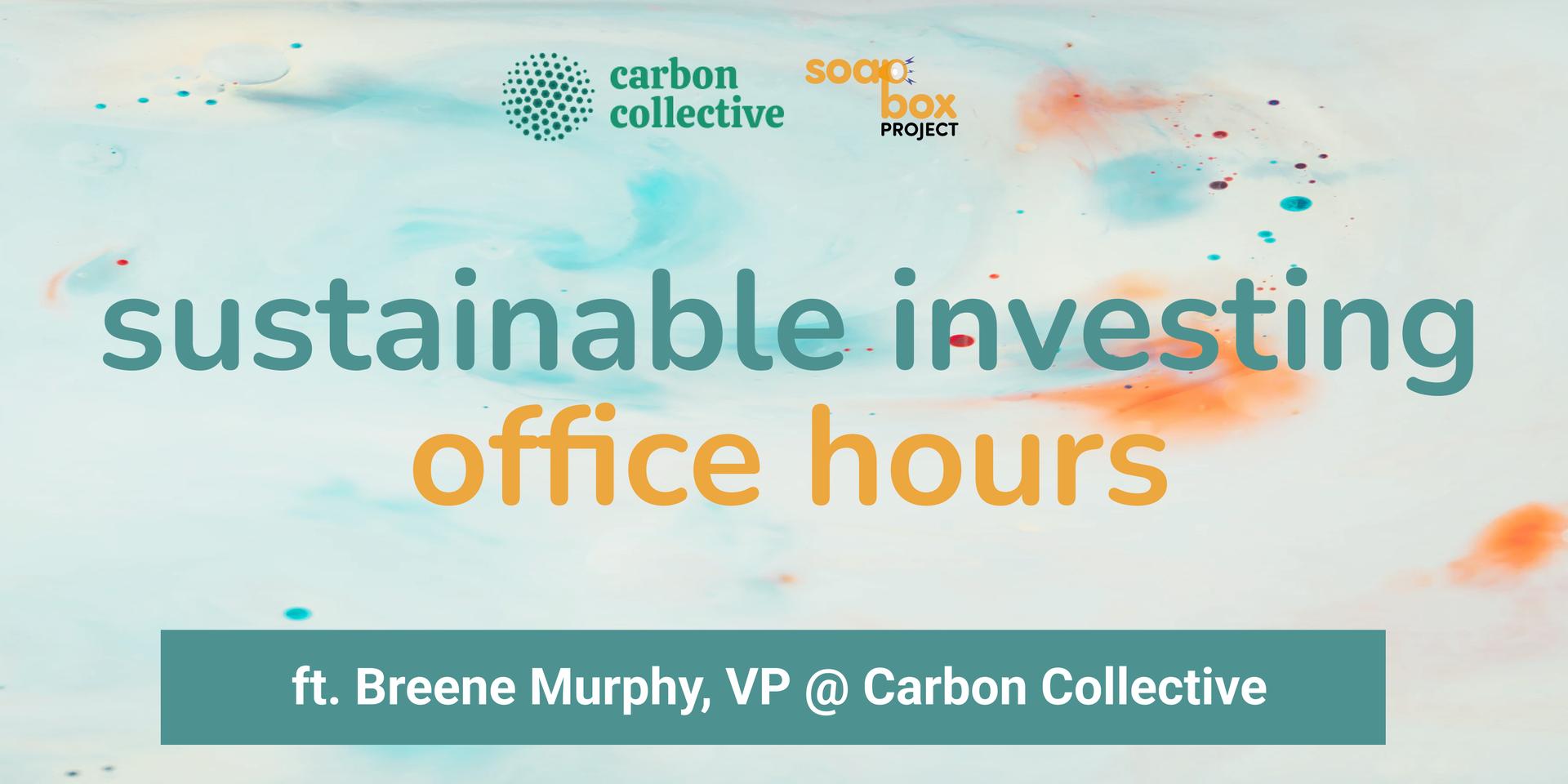 Cover Image for Sustainable Investing Office Hours