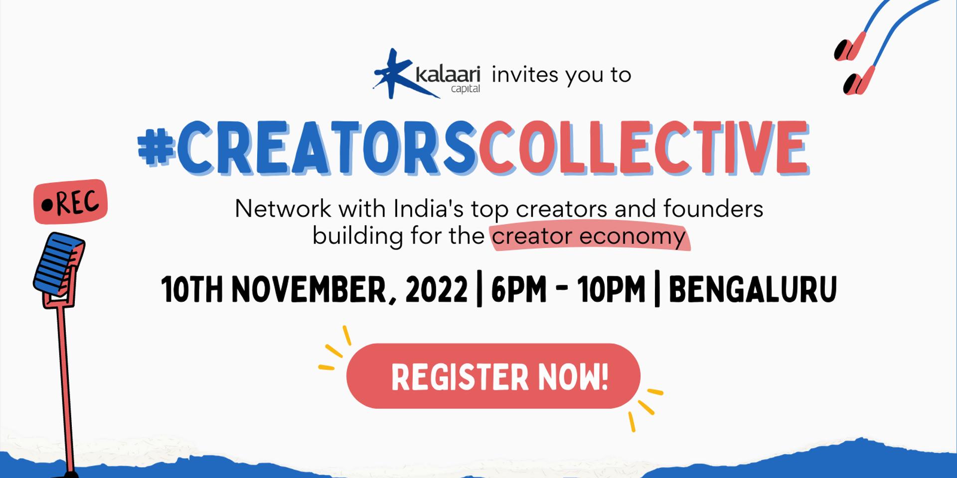 Cover Image for #CreatorsCollective by Kalaari Capital