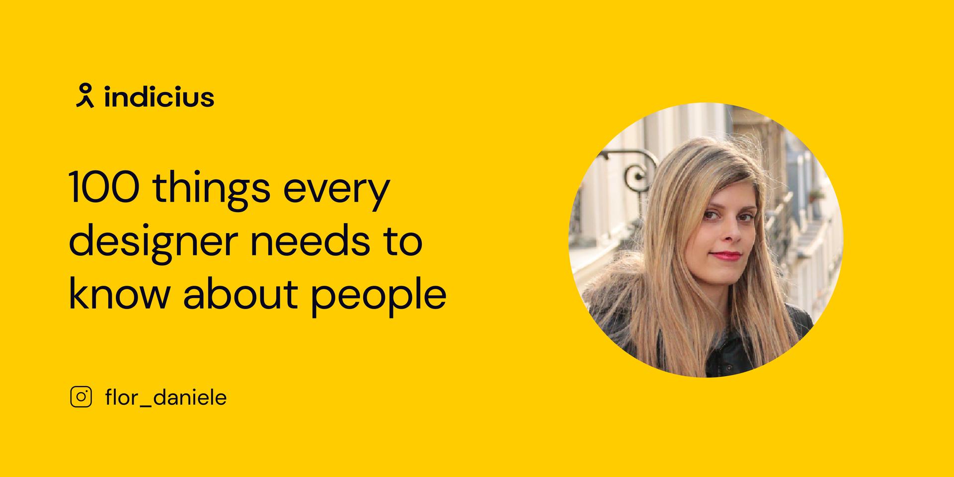 Cover Image for 100 things every designer needs to know about people