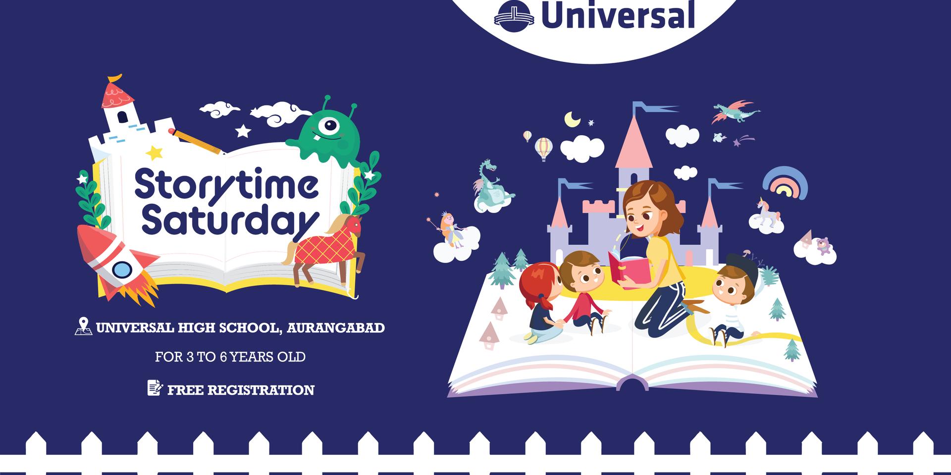 Cover Image for STORYTIME SATURDAY @ UNIVERSAL HIGH SCHOOL AURANGABAD