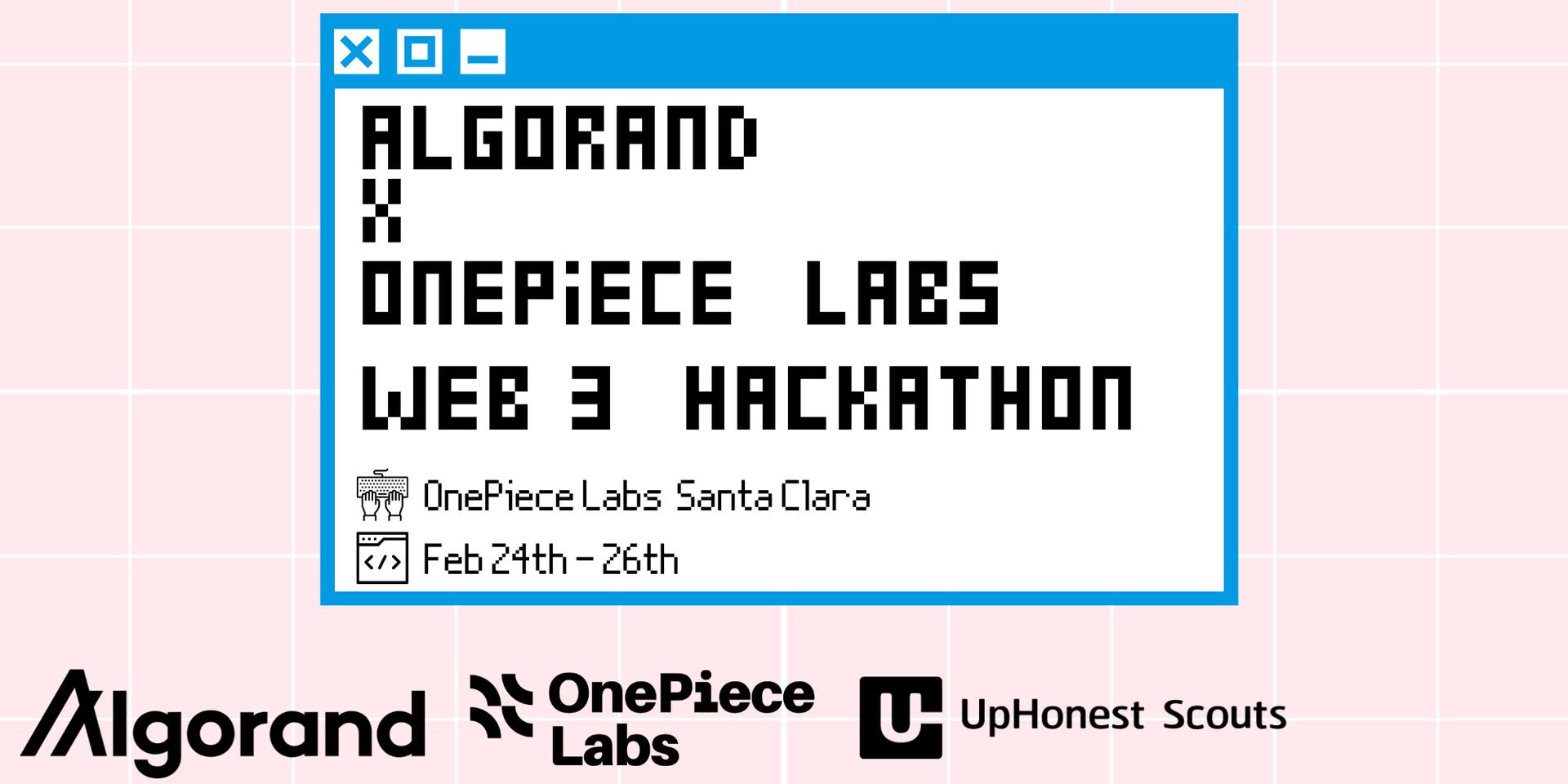 Cover Image for Algorand x OPL Hackathon