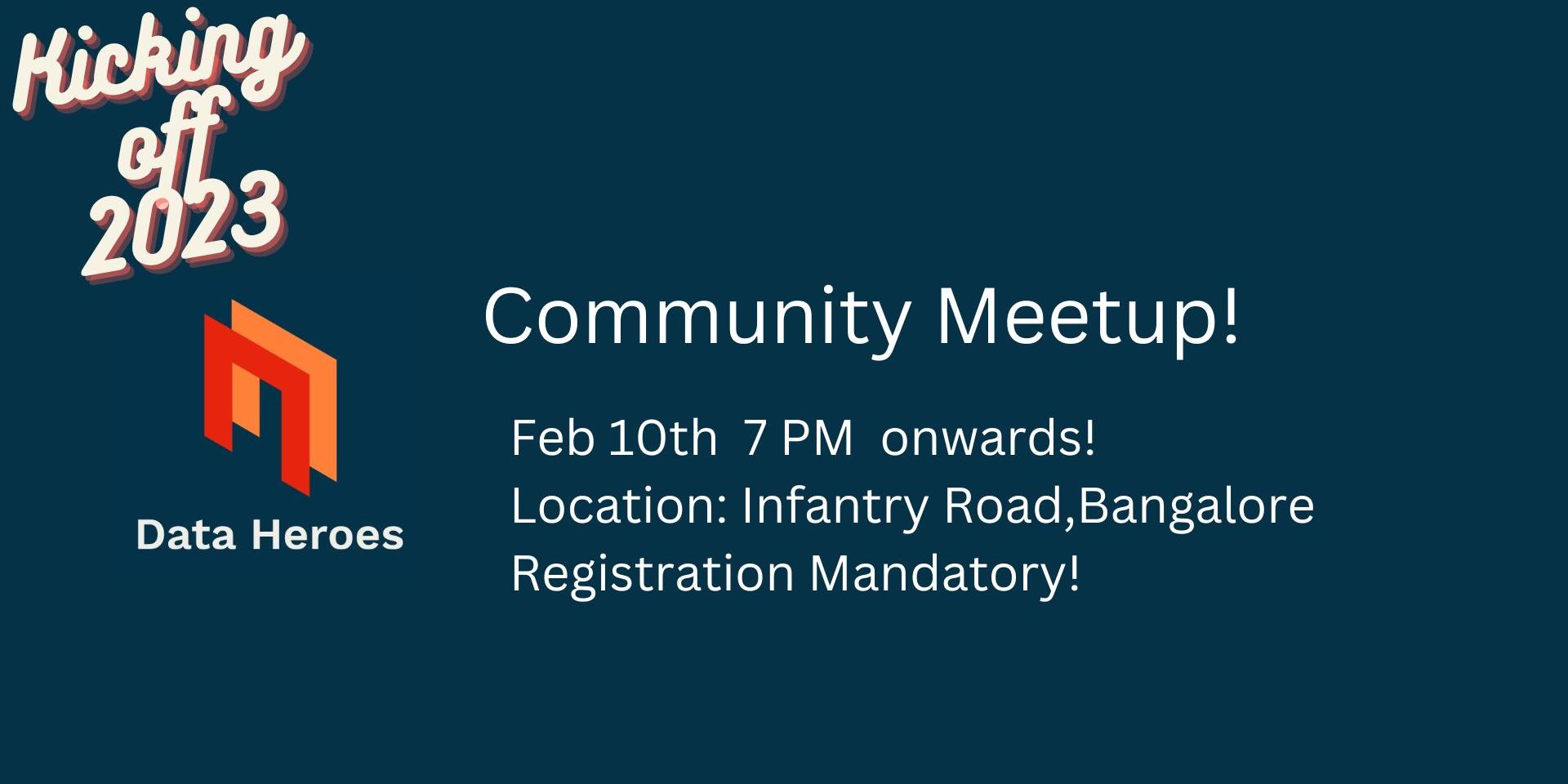 Cover Image for Data Heroes Bangalore Community Meetup