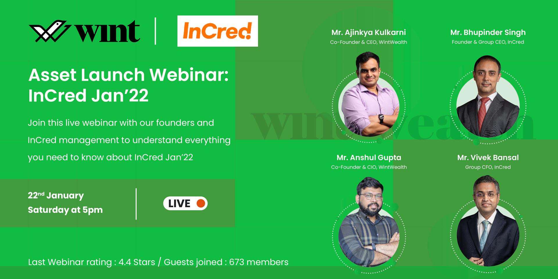 Cover Image for InCred Jan'22 Asset Launch | Q&A Session