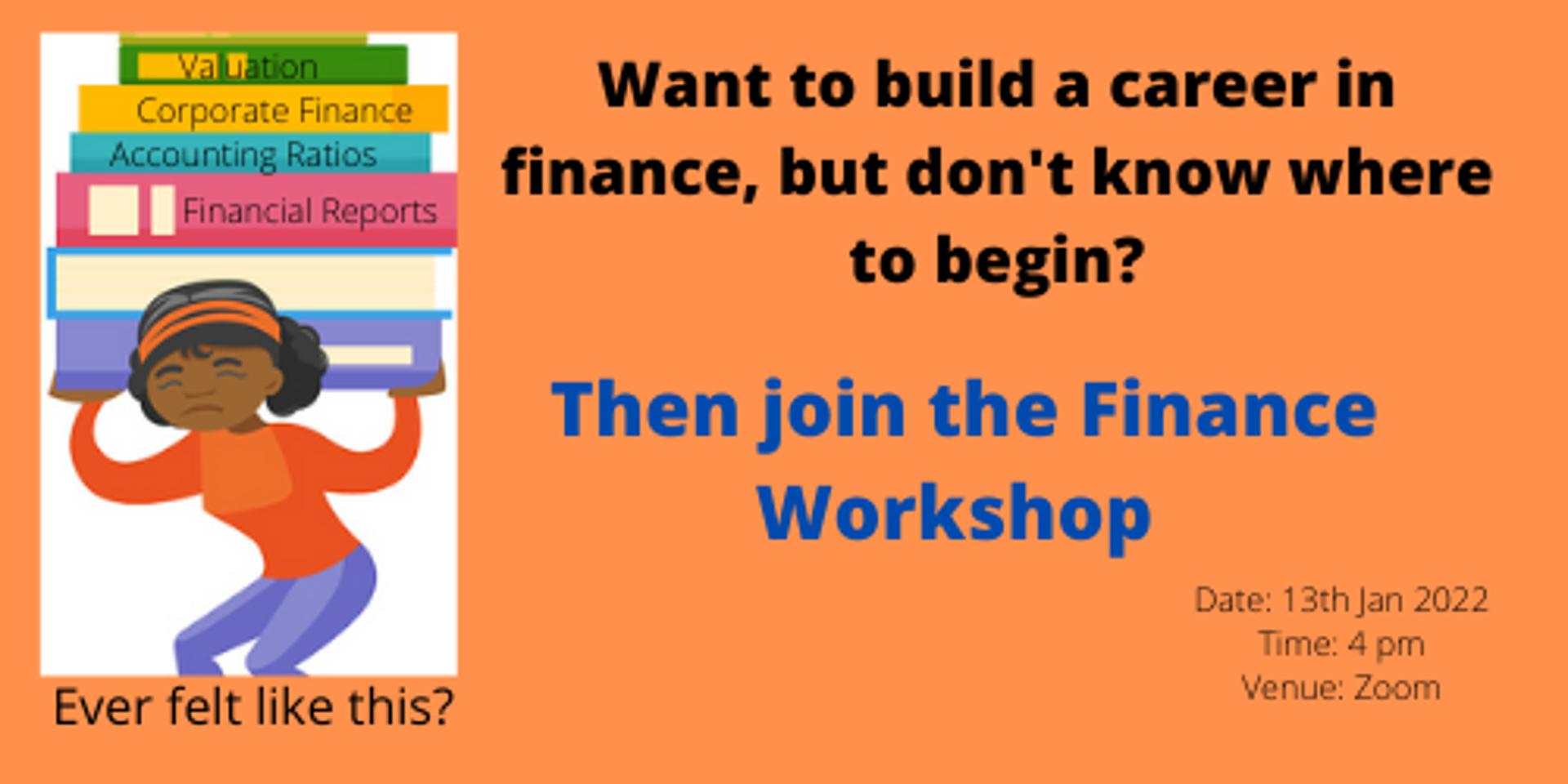 Cover Image for Finance Workshop for Beginners