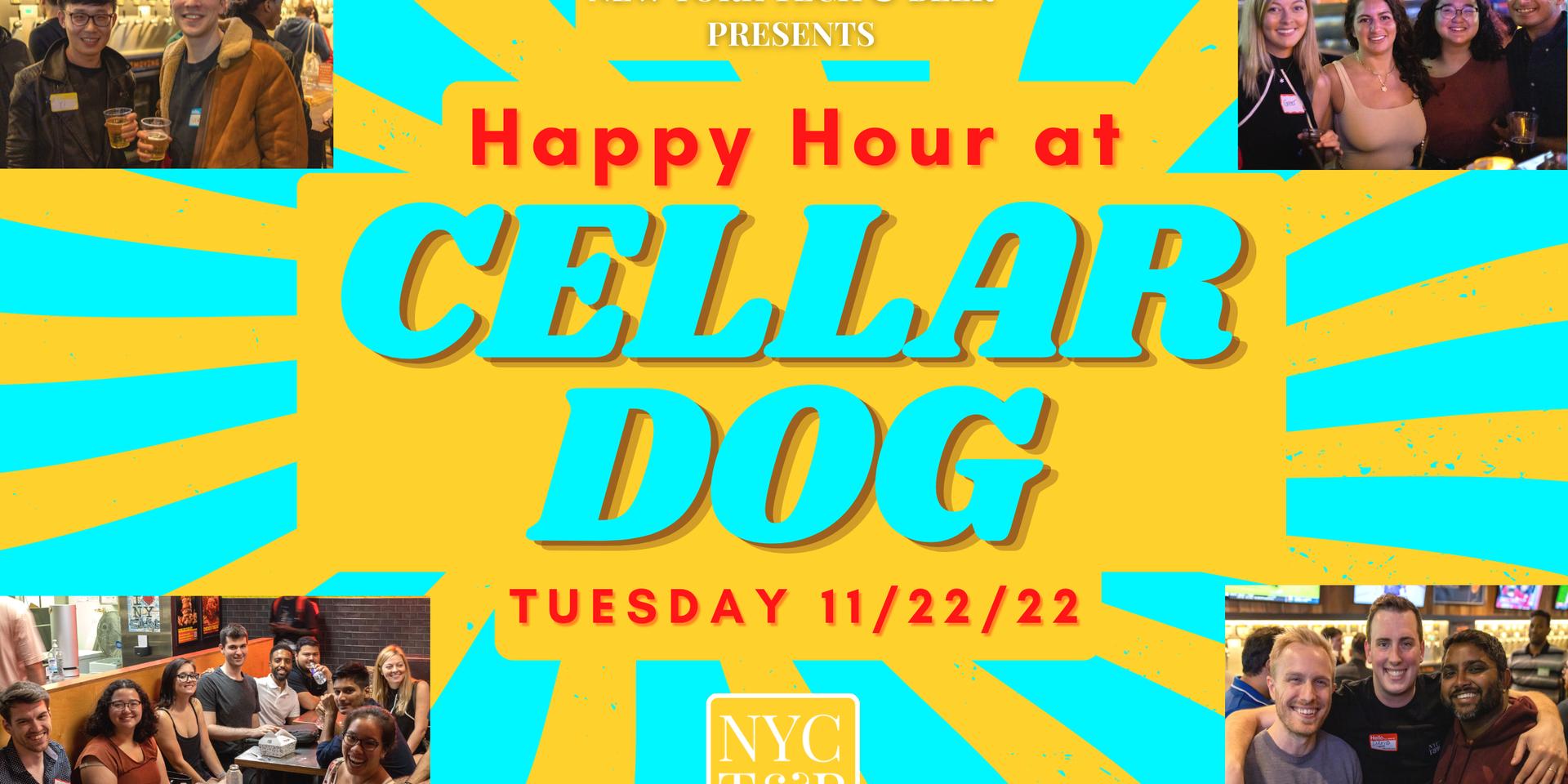 Cover Image for New York Tech & Beer® - Happy Hour @ Cellar Dog
