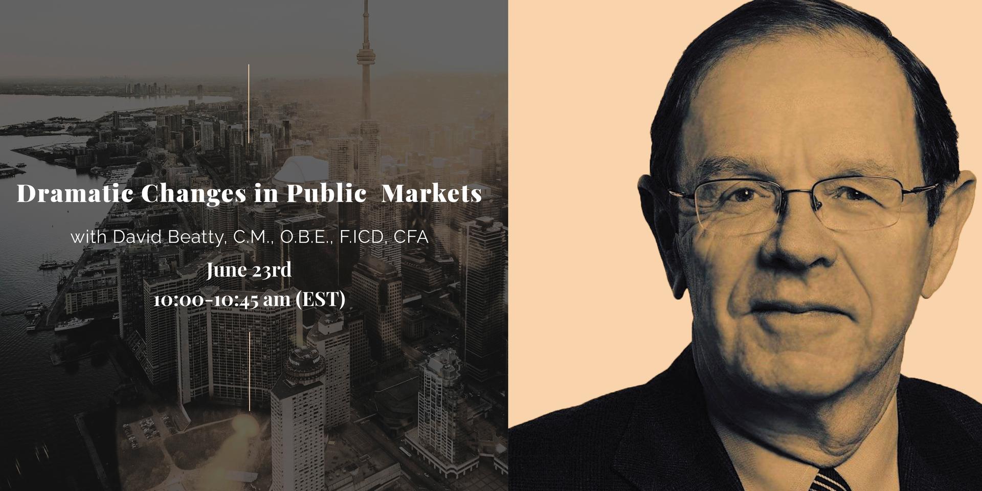 Cover Image for Dramatic Changes in Public Markets