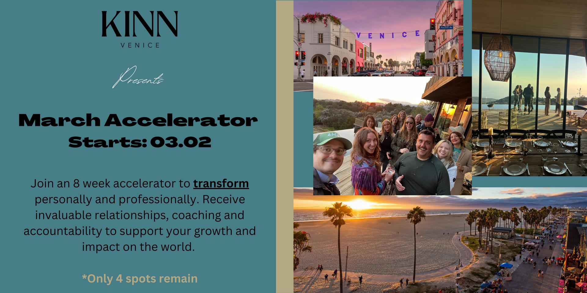 Cover Image for KINN Presents: March Accelerator 2.0