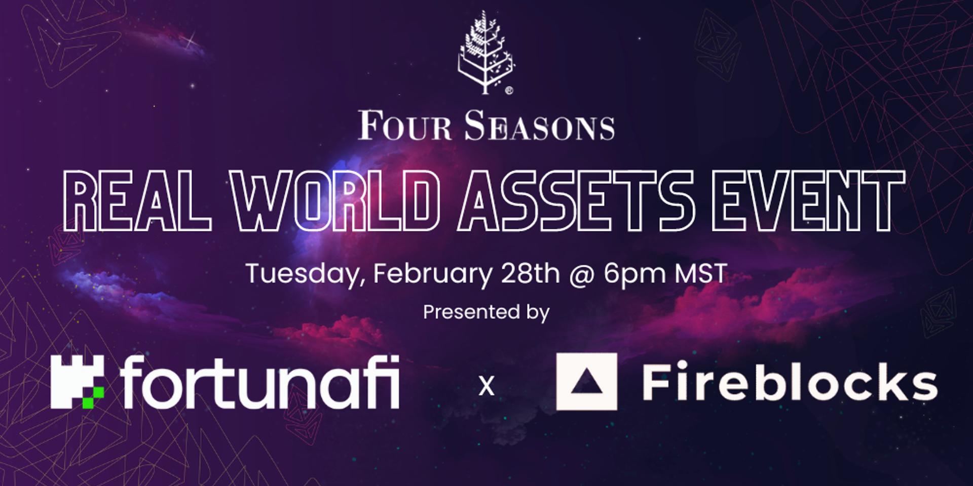Cover Image for ETH Denver - Real World Assets Event with Fortunafi and Fireblocks