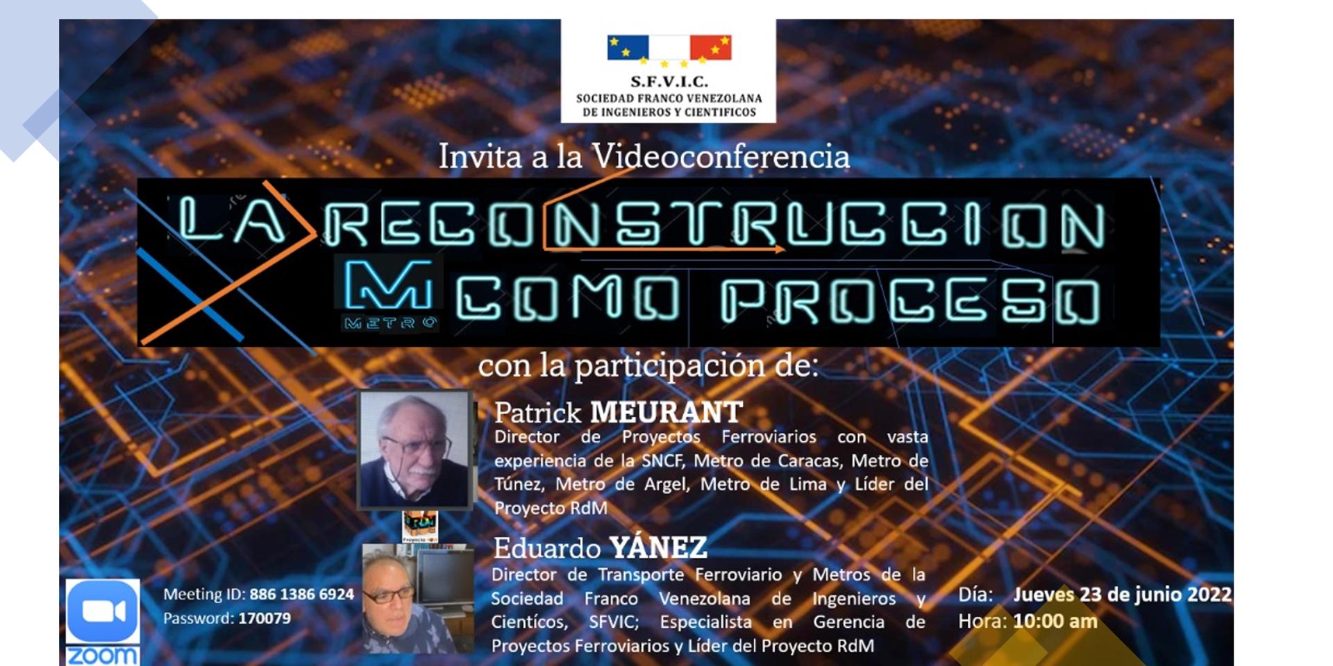 Cover Image for HOY JUEVES 23: LA RECONSTRUCCIÓN COMO PROCESO. Patrick MEURANT y  Eduardo YÁNEZ.