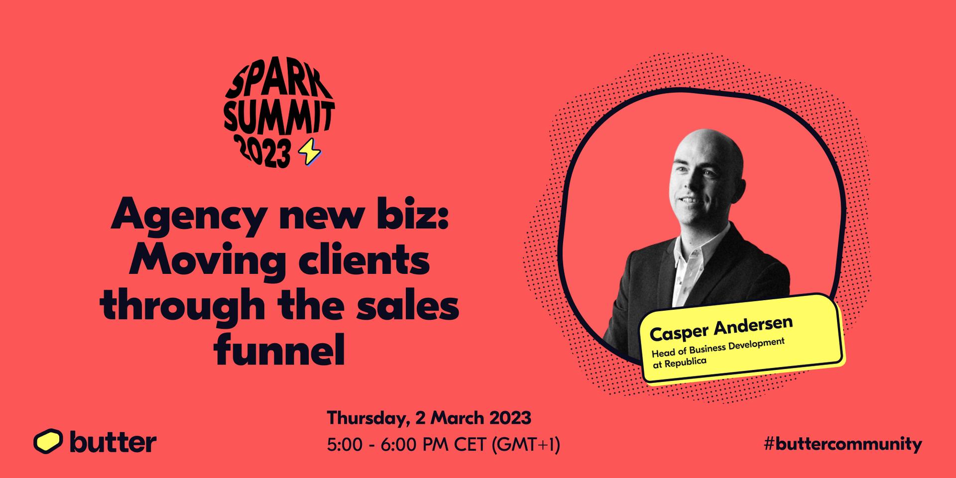 Cover Image for ⚡️ SparkSummit 2023 ⚡️ Moving clients through the sales funnel