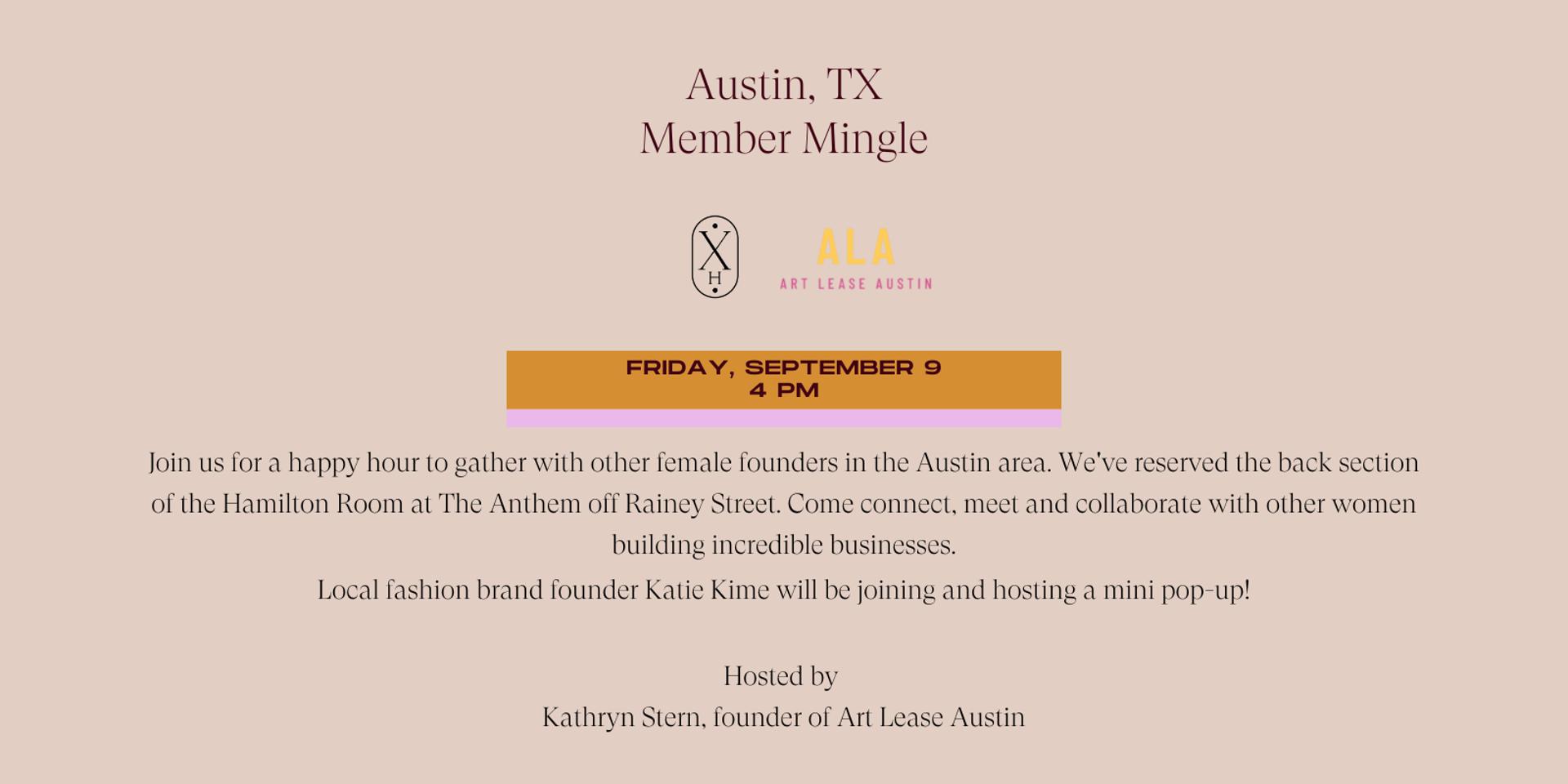 Cover Image for {AUSTIN} Member Mingle