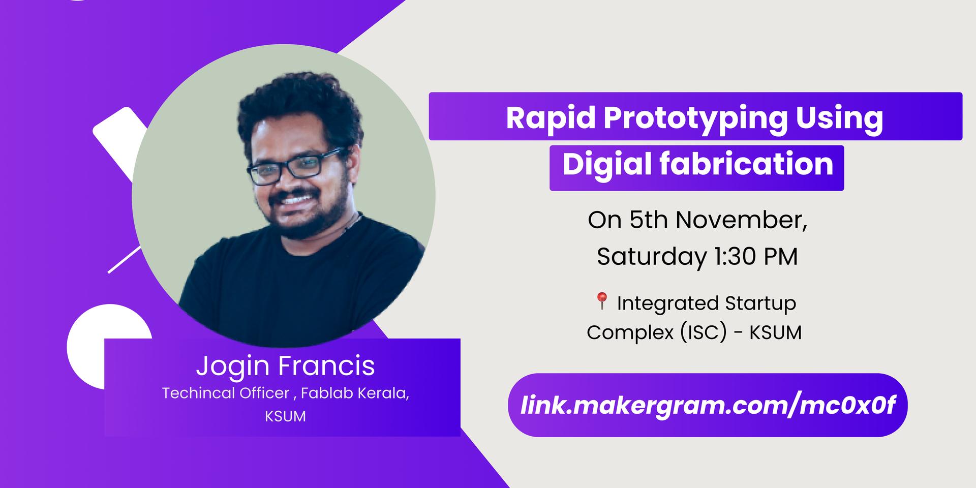 Cover Image for MakerChat 0x0F - Rapid Prototyping Using Digital Fabrication 🖨 