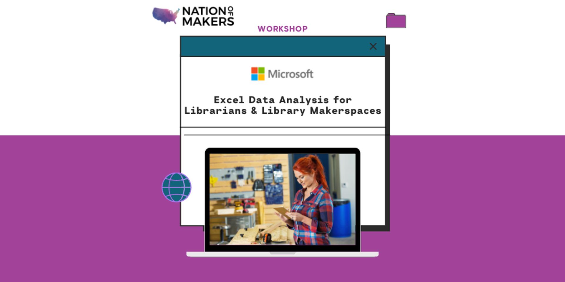 Cover Image for Excel Data Analysis for Librarians & Library Makerspaces