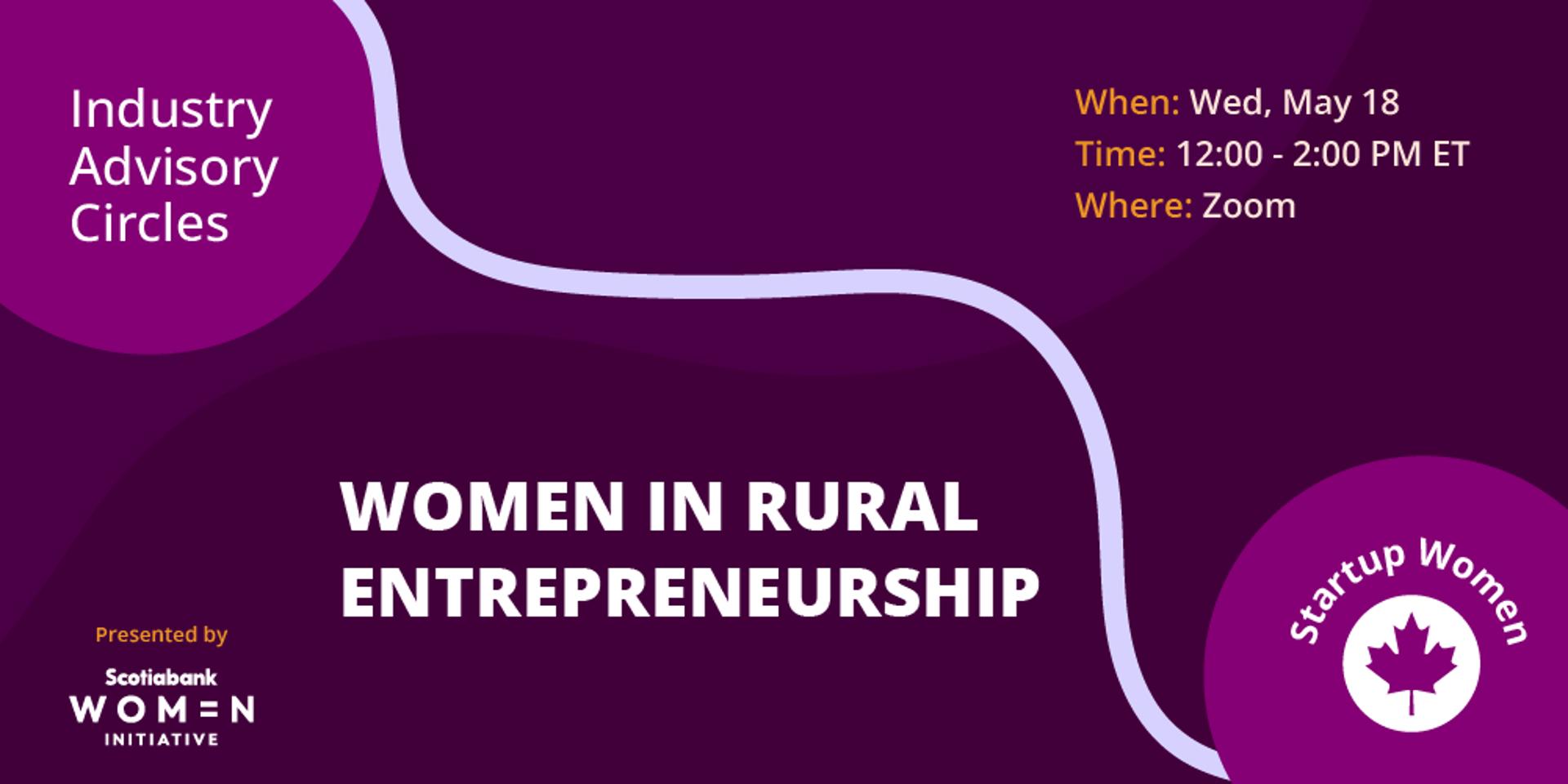 Cover Image for Women in Rural Entrepreneurship | Industry Advisory Circle