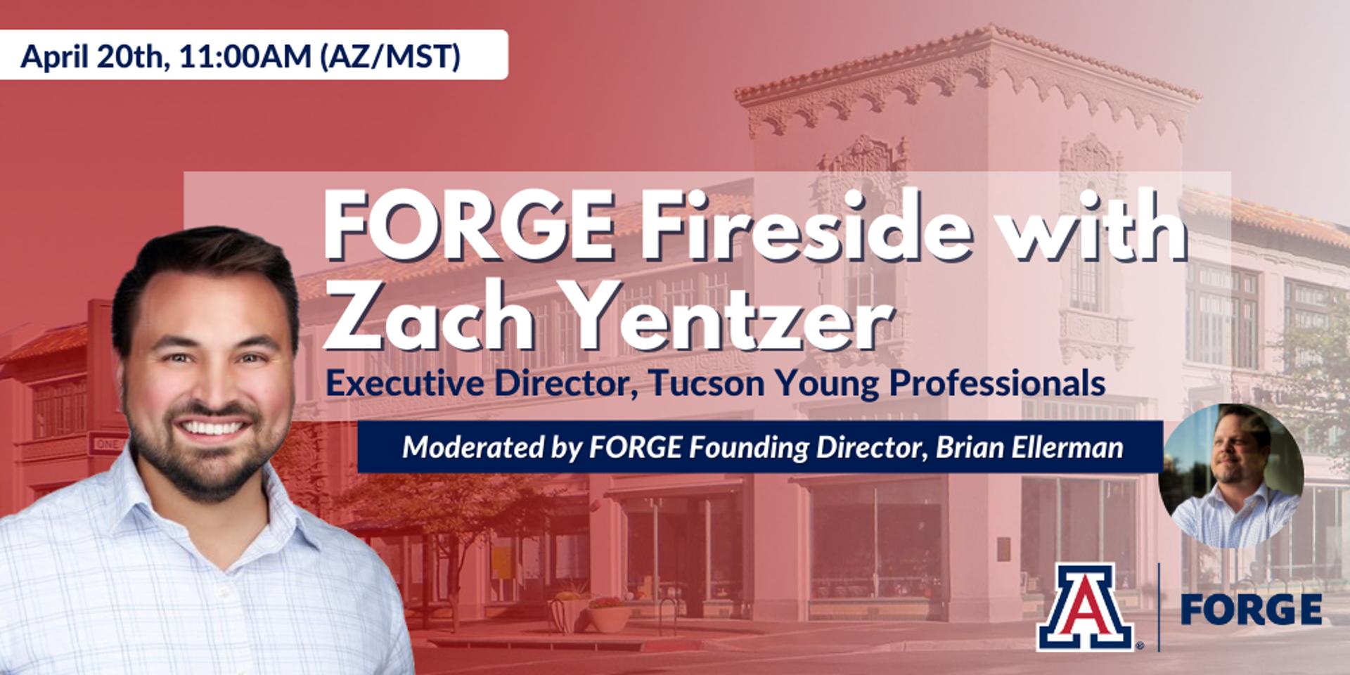 Cover Image for FORGE Fireside with Zach Yentzer