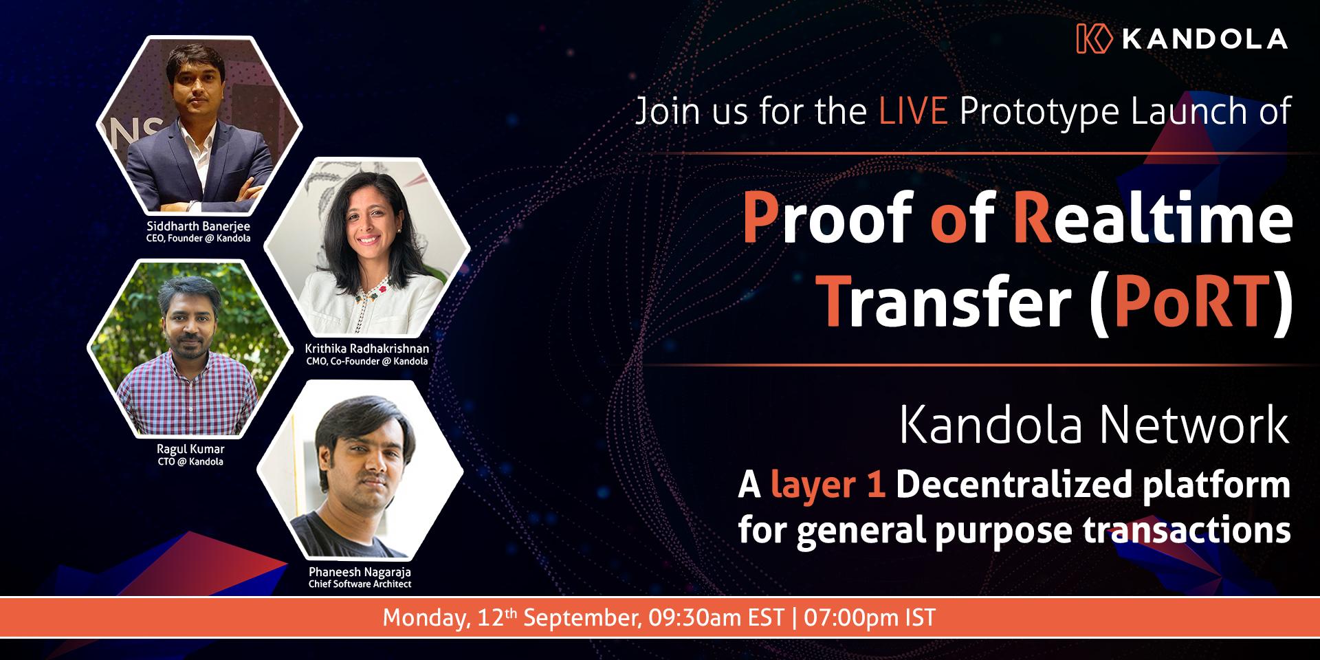 Cover Image for Kandola's PoRT: Testnet Prototype Launch