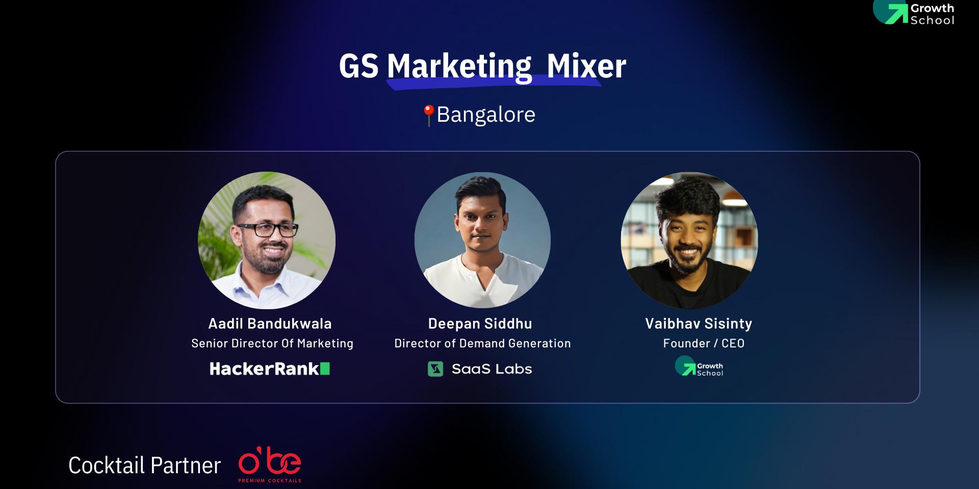 Cover Image for GrowthSchool Marketing Mixer