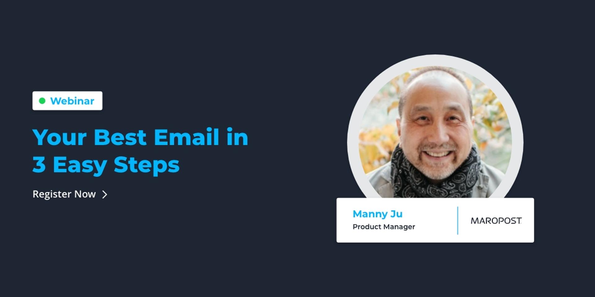 Cover Image for 
Your Best Emails in 3 Easy Steps