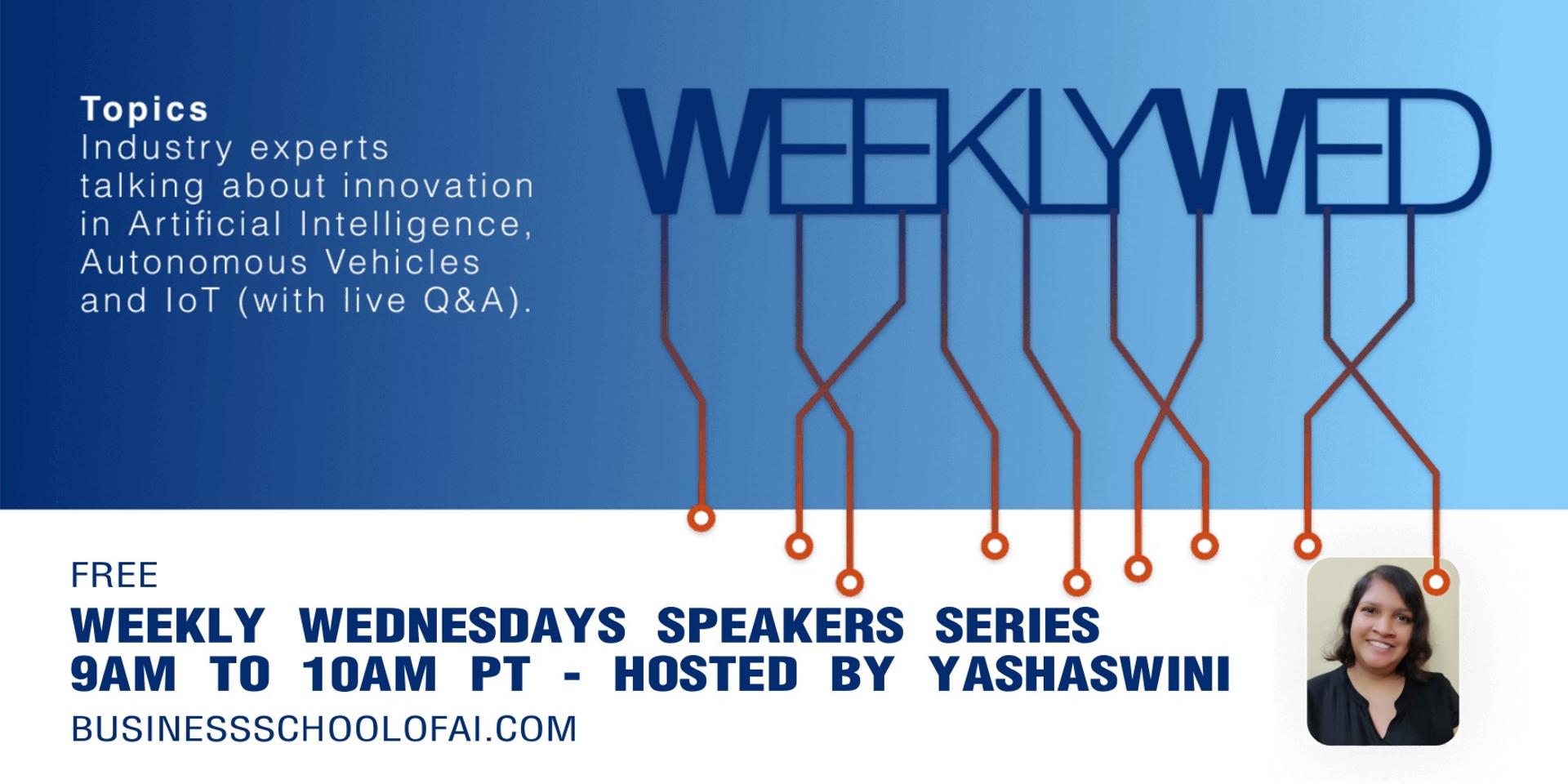 Cover Image for  WeeklyWed on Business School of AI 9am pt/18 cet/1pm Brazil (we begin livestreaming from this week, join on zoom available only to you on here)