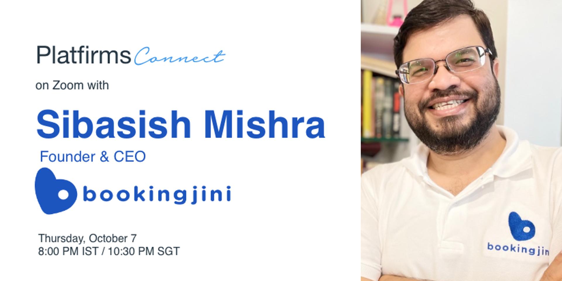 Cover Image for Connect with Sibasish Mishra | BookingJini