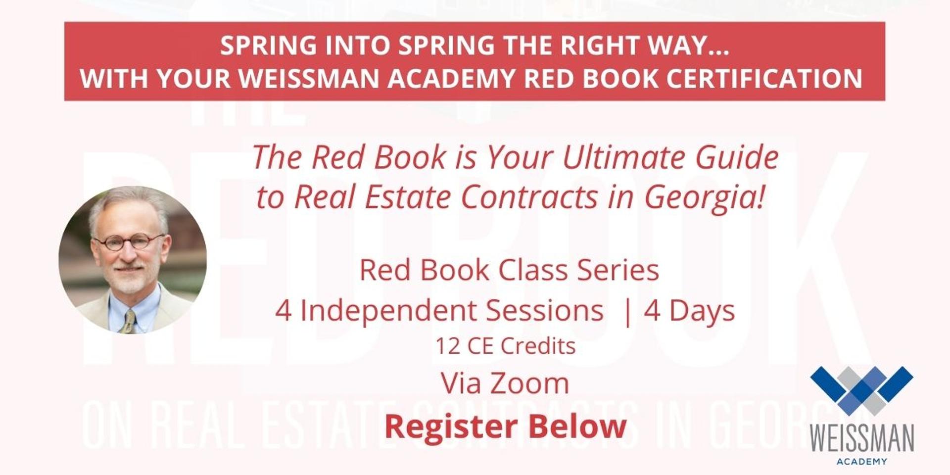 Cover Image for Weissman Academy Spring Red Book Series!!!