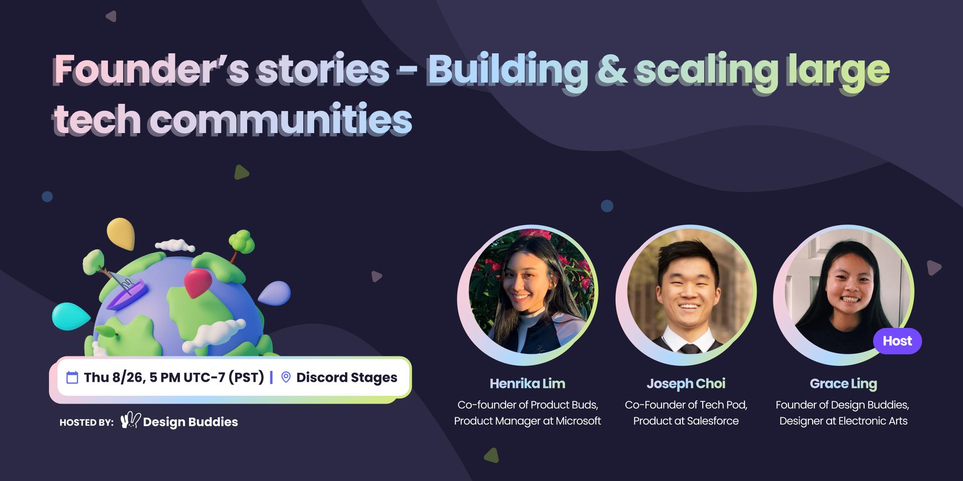 Cover Image for Founder’s stories - Building & scaling large tech communities