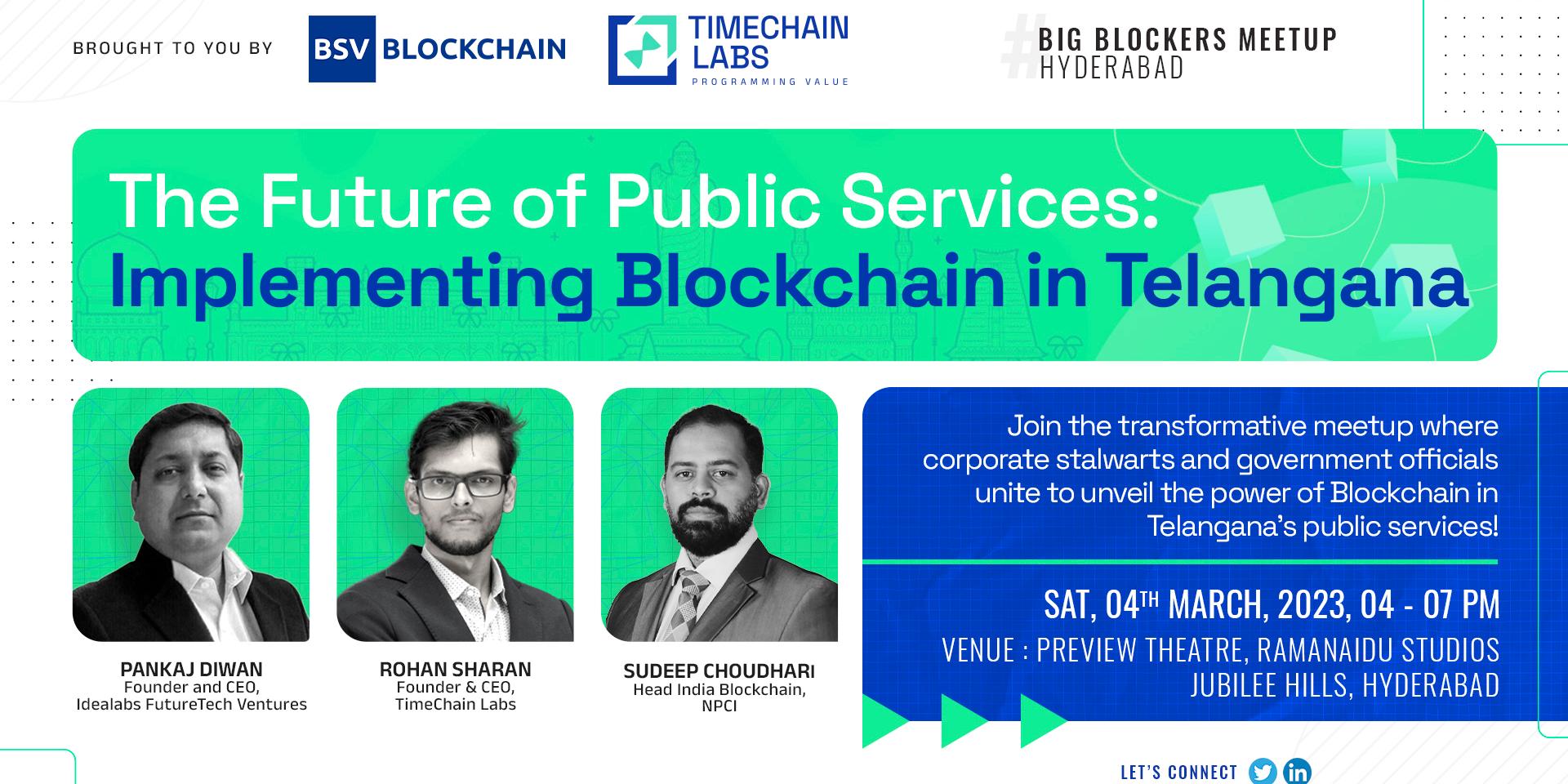 Cover Image for The Future of Public Services: Implementing Blockchain in Telangana