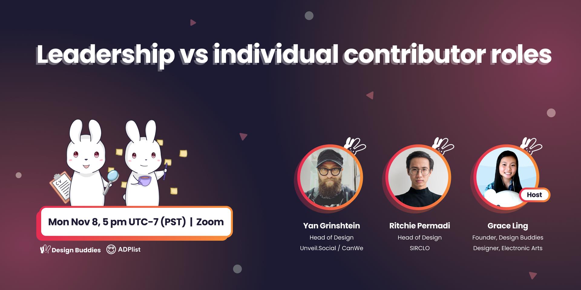 Cover Image for Leadership vs individual contributor roles
