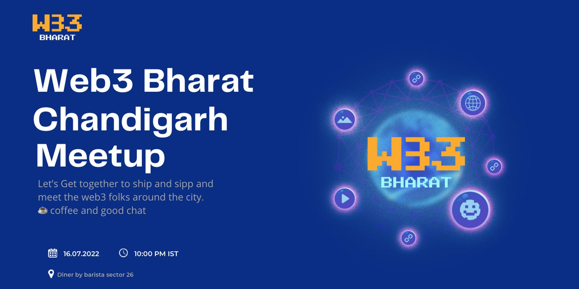 Cover Image for WEB3 Bharat X  Chandigarh! 🚀