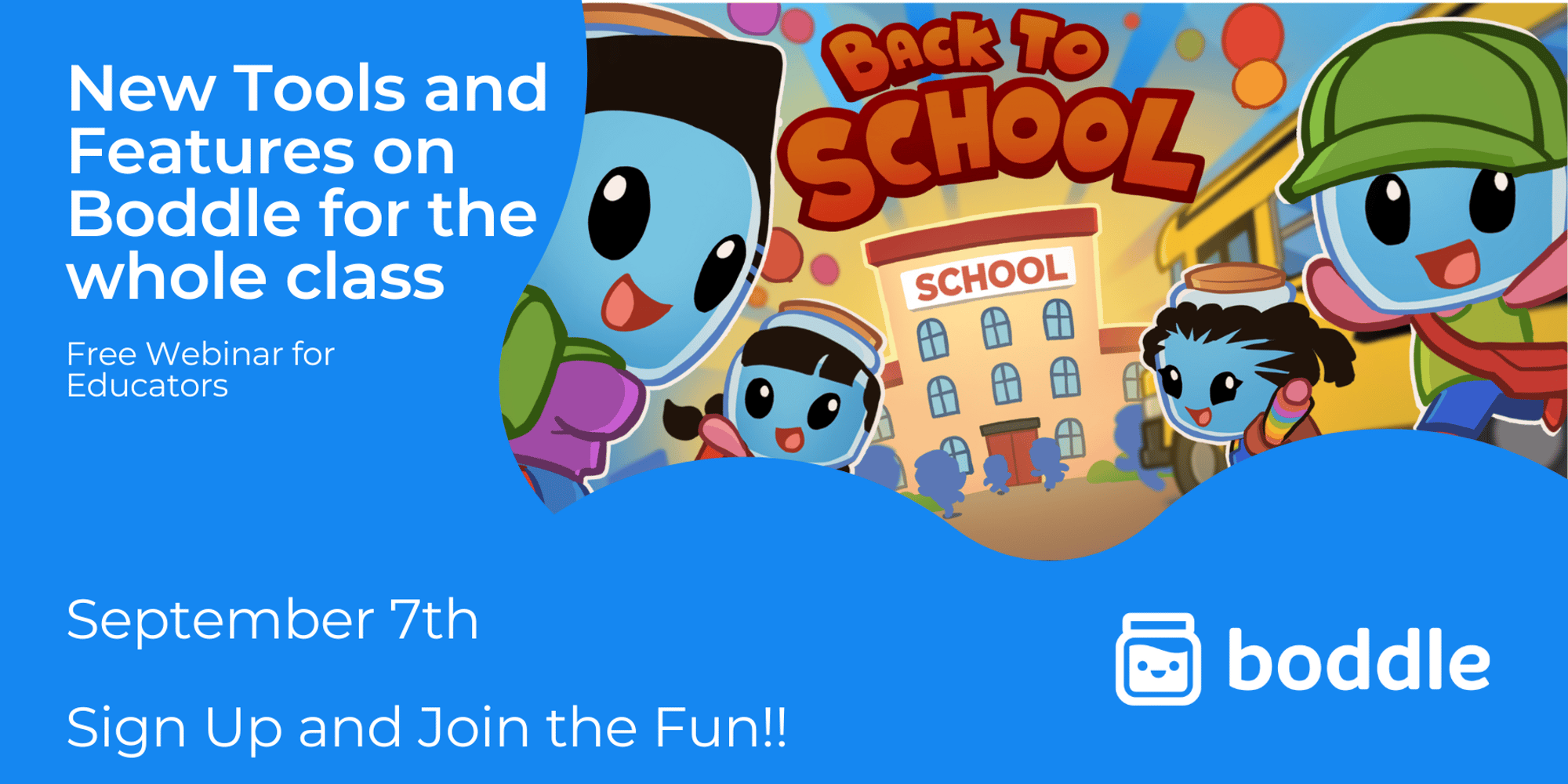 🚀 Boddle Back To School inar · Zoom · Luma