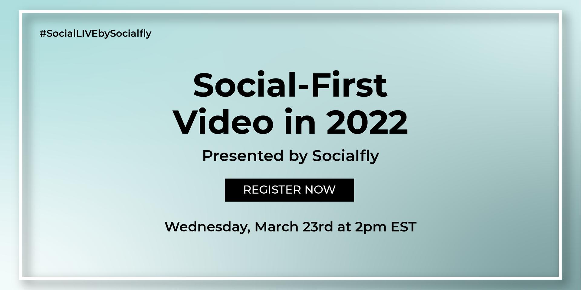 Cover Image for Social-First Video in 2022