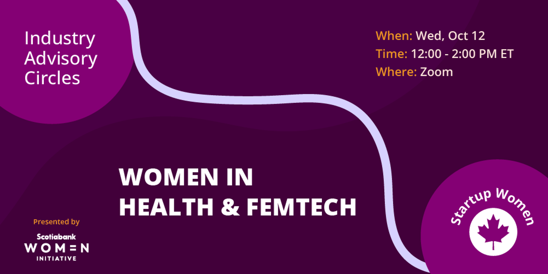 Cover Image for Women in Health & FemTech | Industry Advisory Circle