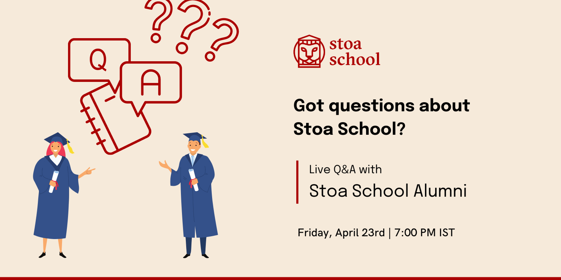 Cover Image for Stoa School: Live Q&A with alumni