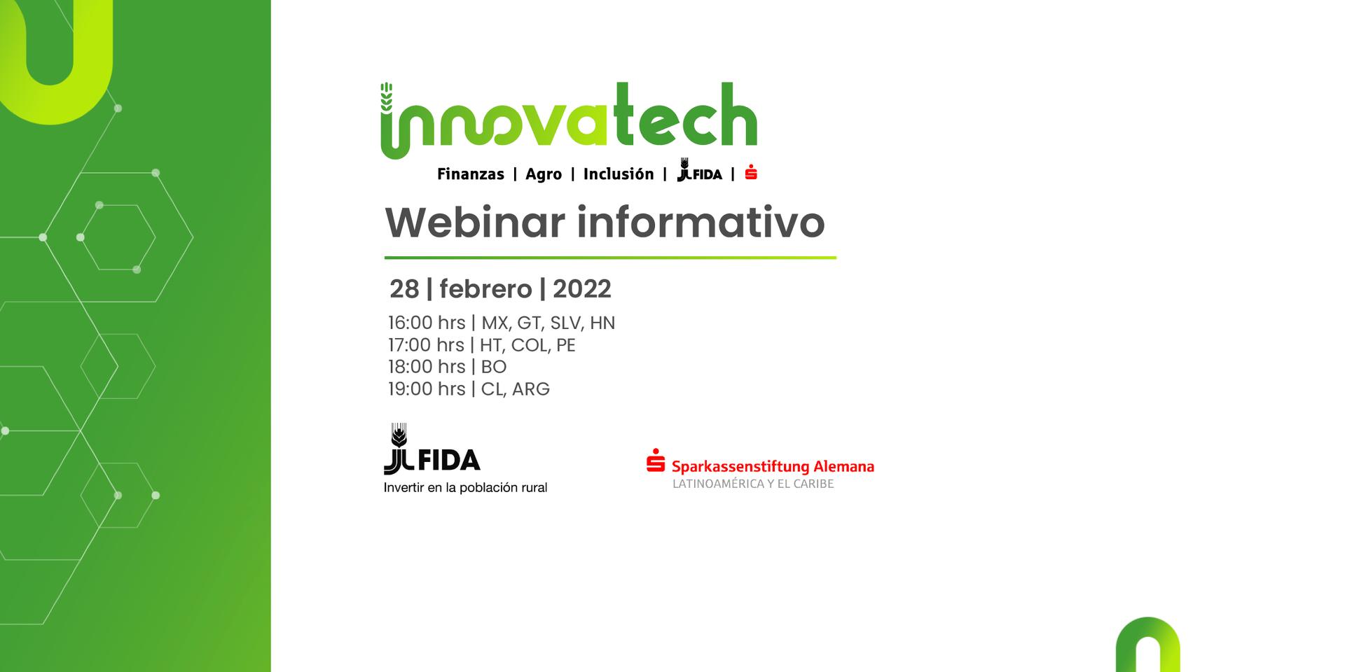 Cover Image for Innovatech | Webinar informativo 👩‍🌾