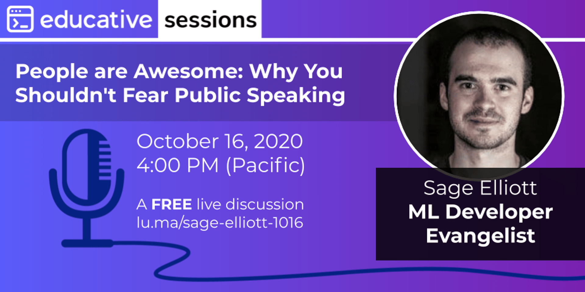 Cover Image for "People are Awesome: Why You Shouldn't Fear Public Speaking" with Sage Elliott of Sixgill