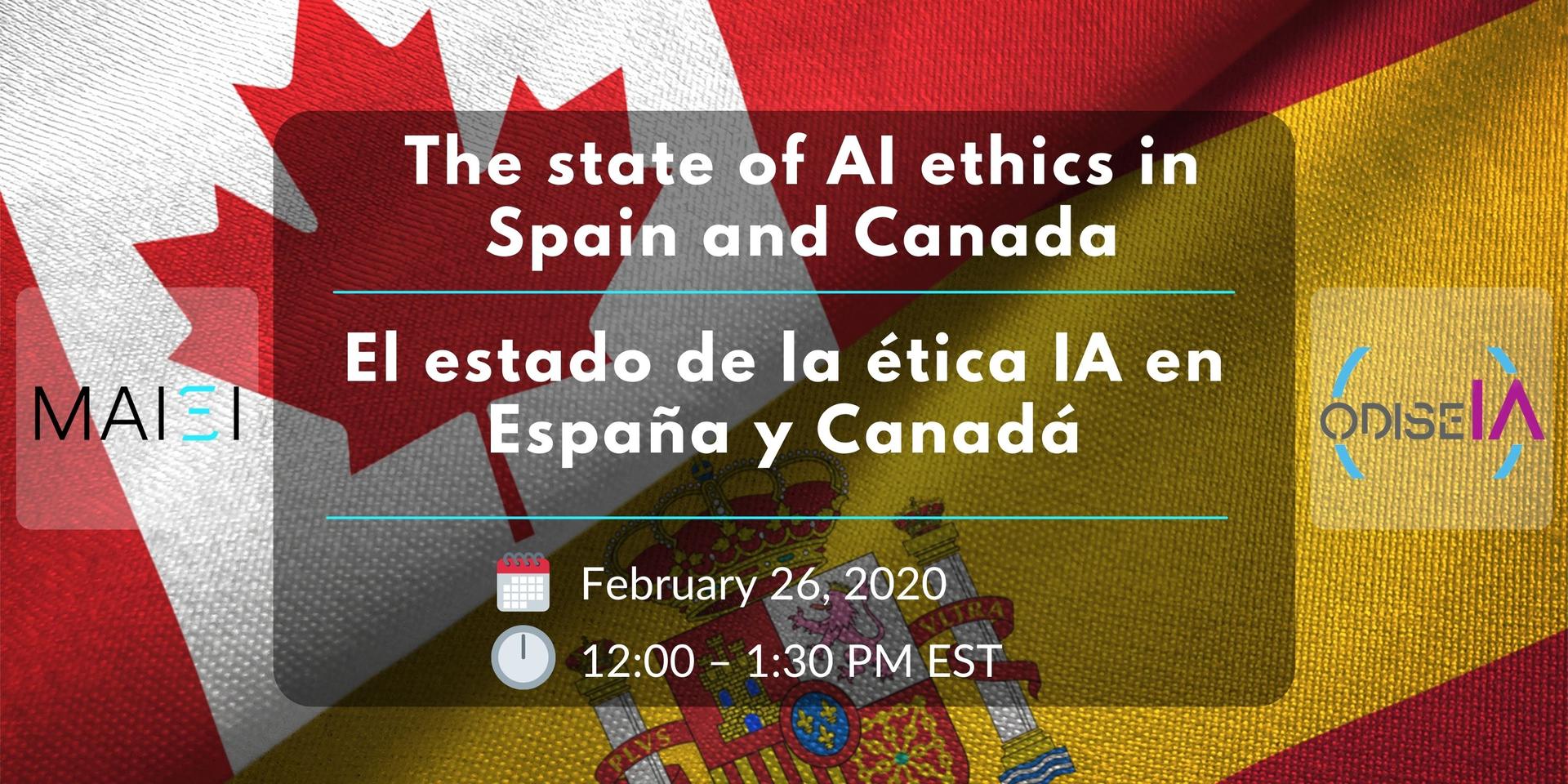 Cover Image for The state of AI ethics in Spain and Canada (El estado de la ética IA en España y Canadá)