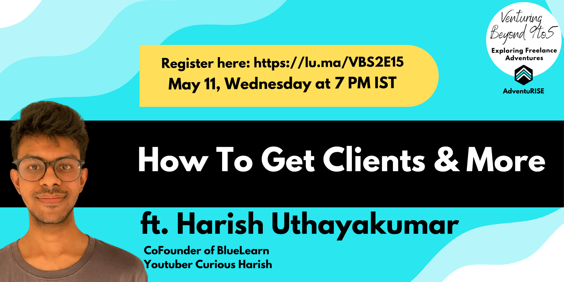 Cover Image for How To Get Clients & More ft. Harish Uthayakumar