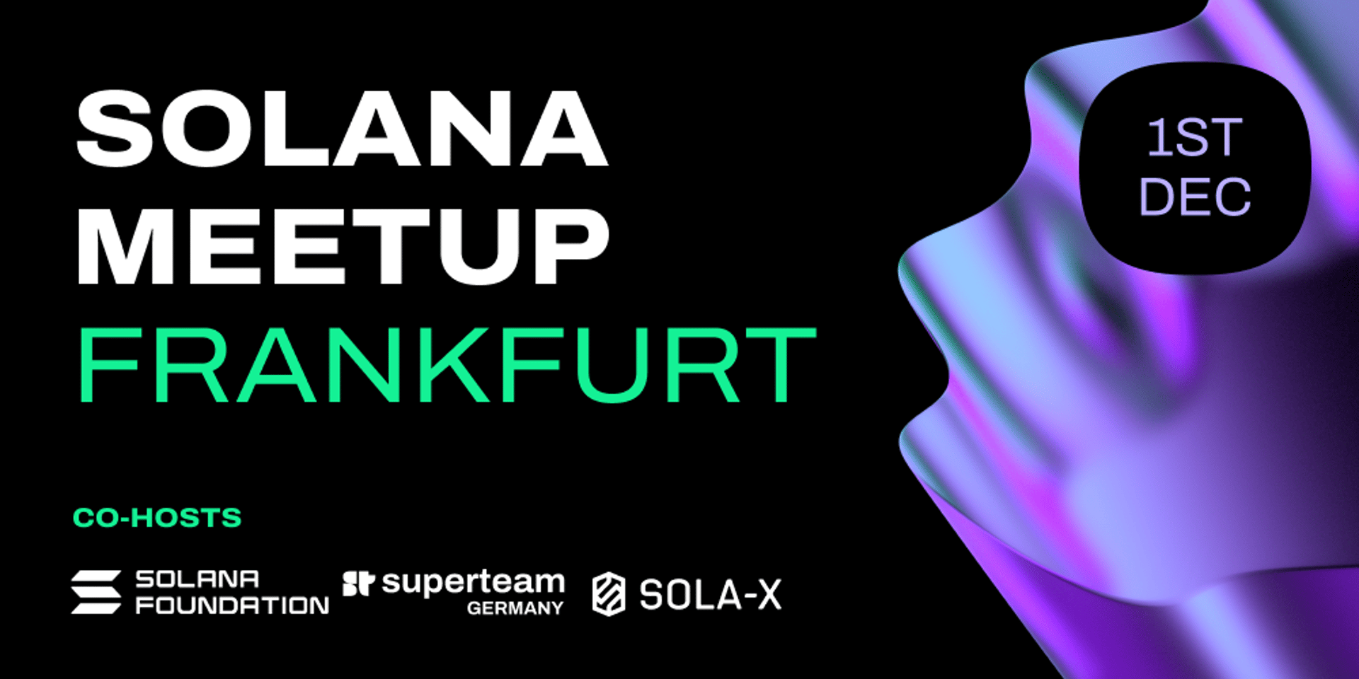 Cover Image for Solana Foundation Meetup Frankfurt 