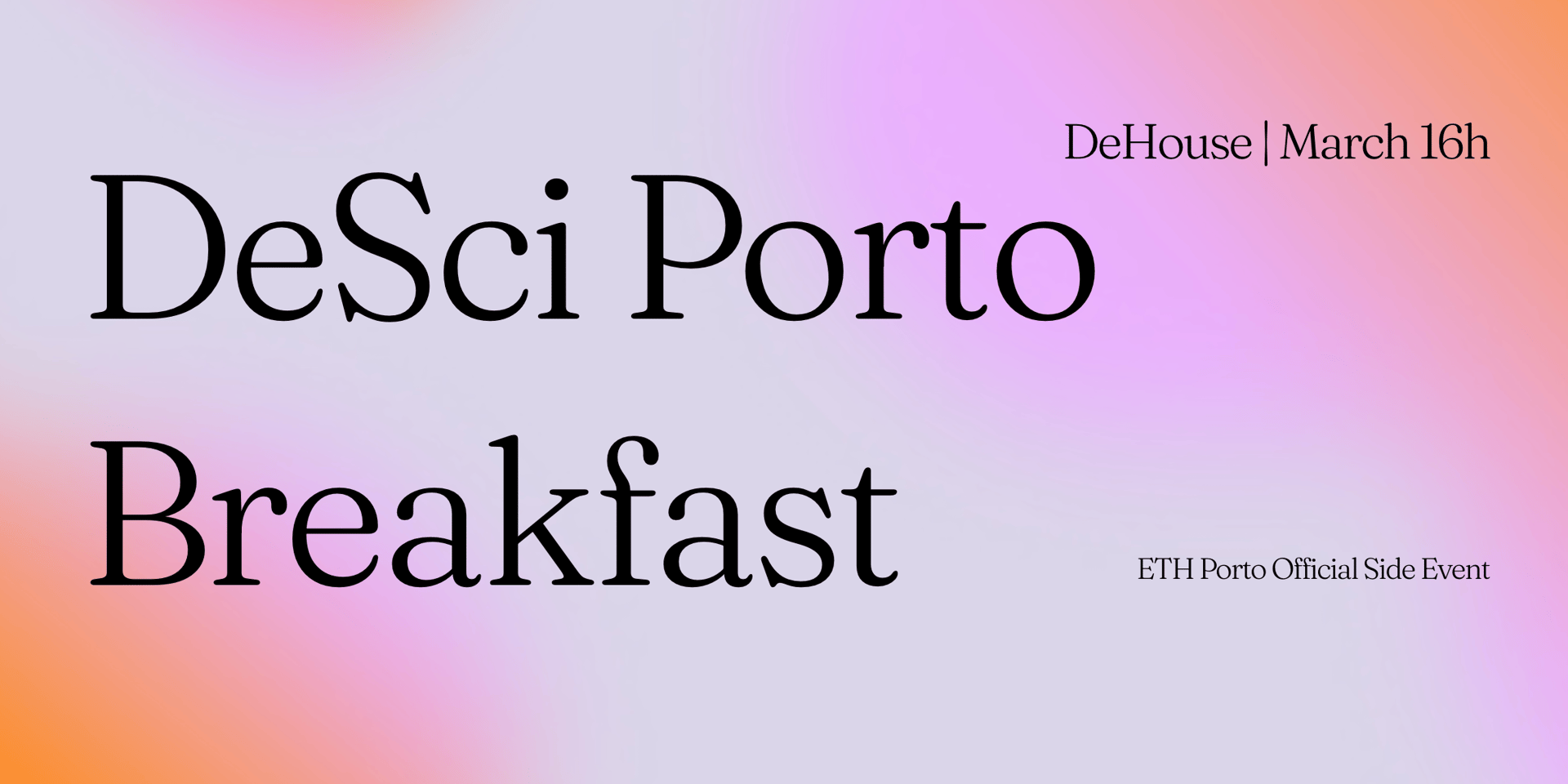 Cover Image for DeSci Porto Breakfast