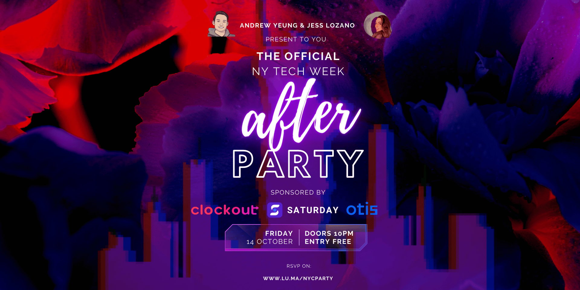 Cover Image for NYTW: The After Party (Hosted by Andrew Yeung & Jess Lozano)