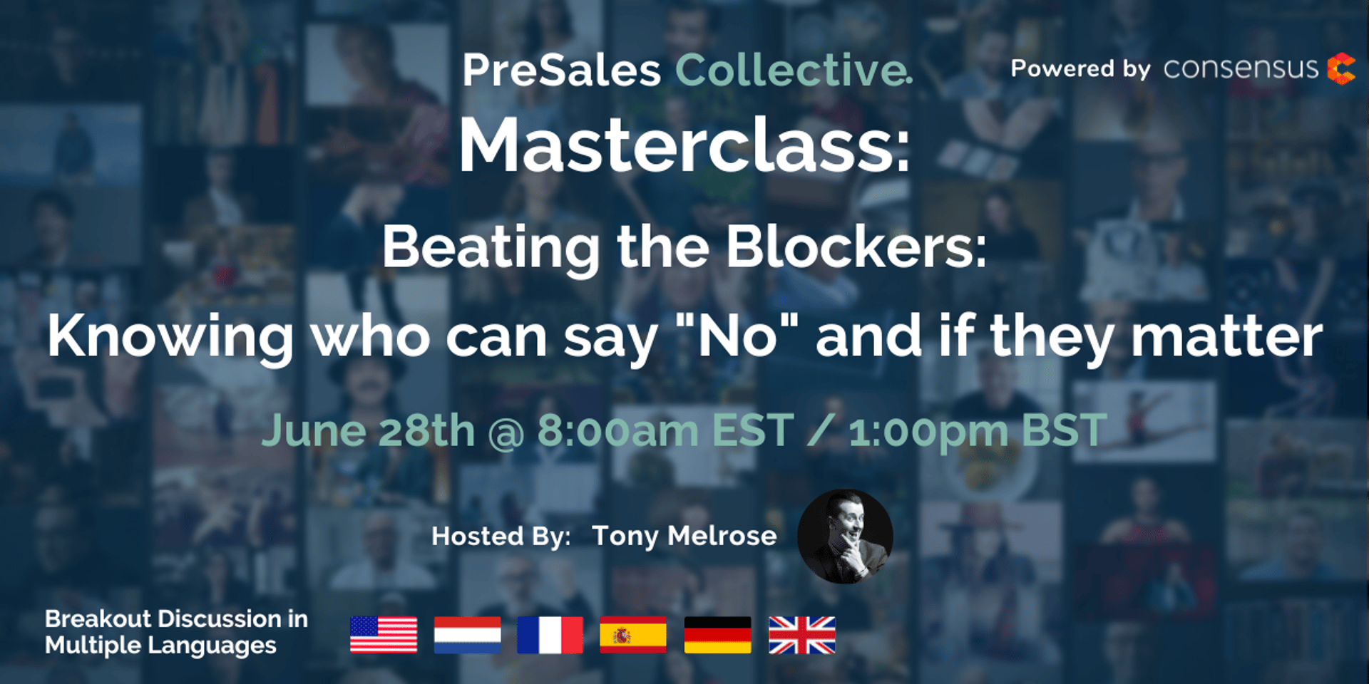 Cover Image for Masterclass: Beating the Blockers: Knowing who can say "No" and if they matter