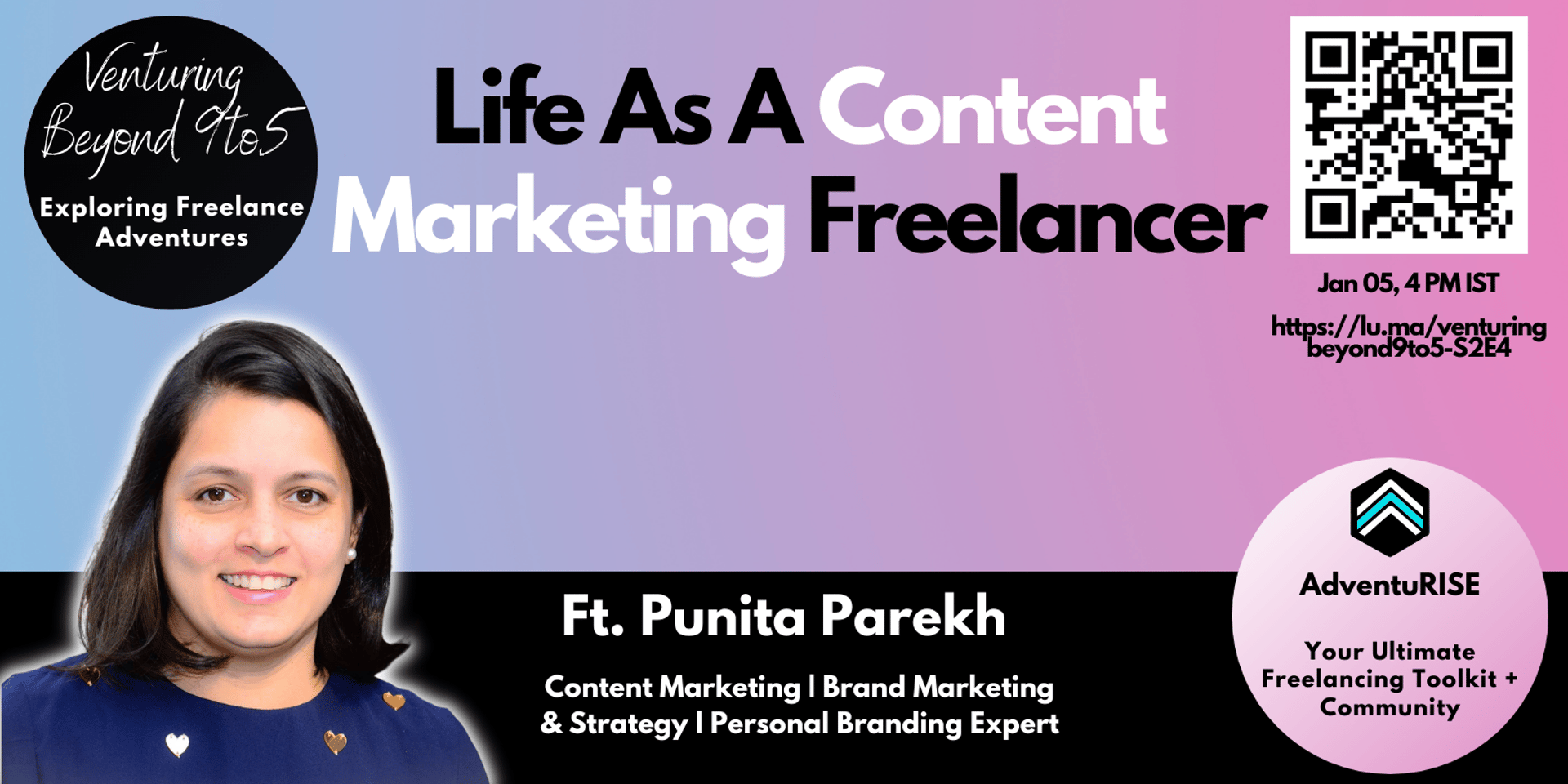 Cover Image for Life As A Content Marketing Freelancer ft. Punita Parekh