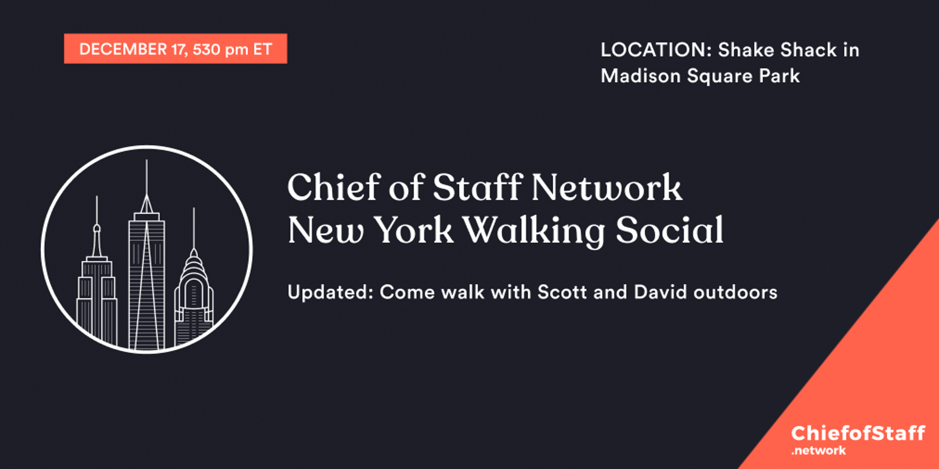 Cover Image for CoSN NYC Walking Social