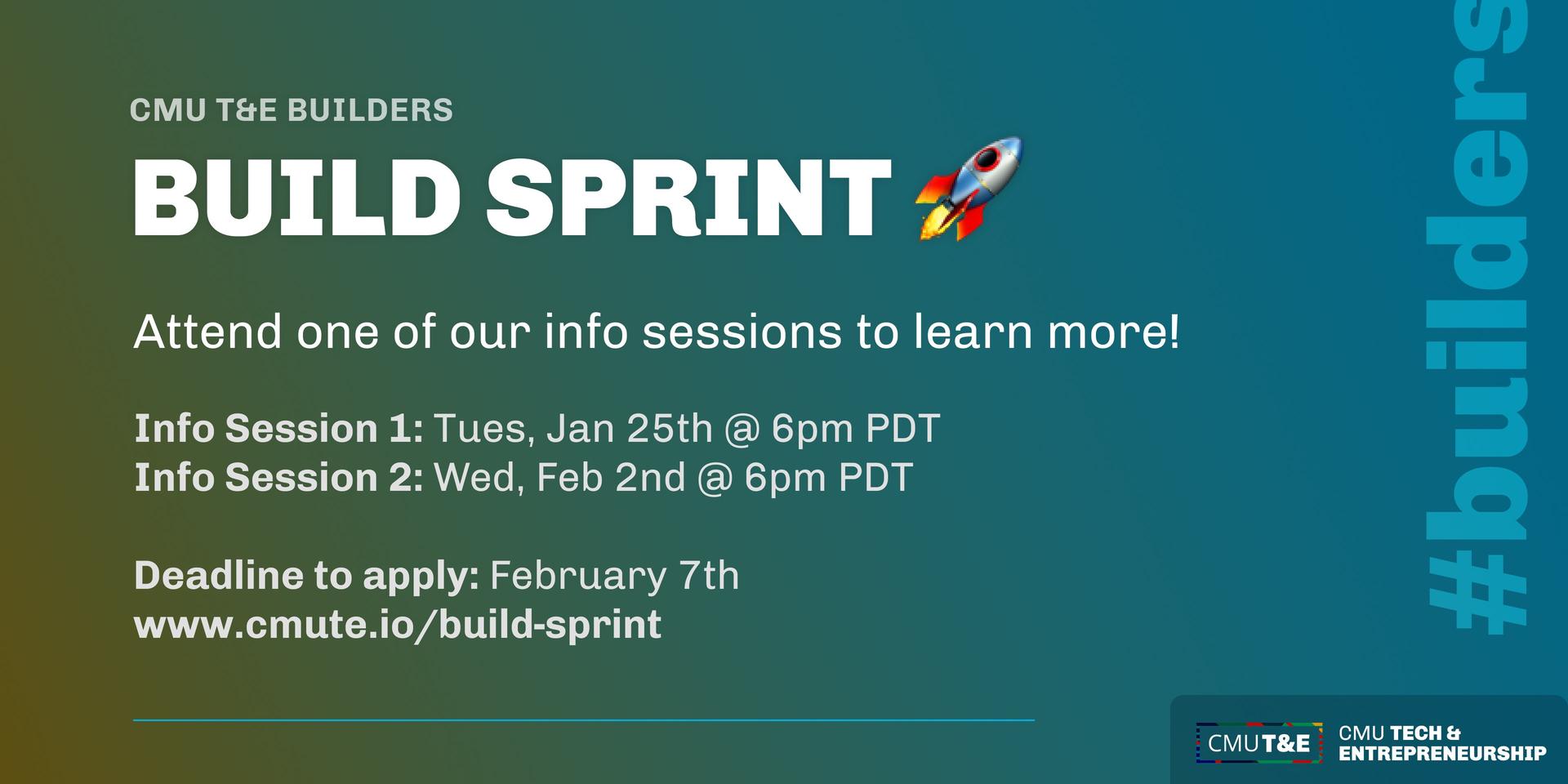 Cover Image for Build Sprint Info Session 🚀