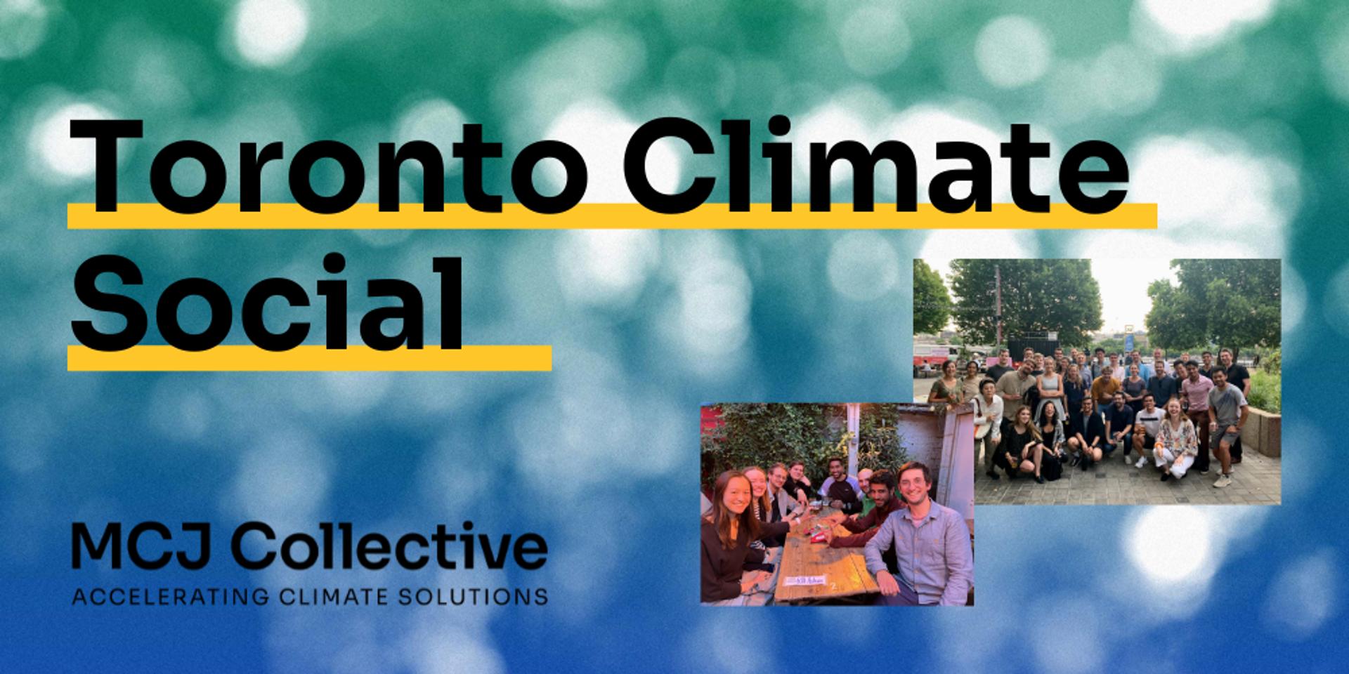 Cover Image for MCJ Toronto: Climate Tech Social