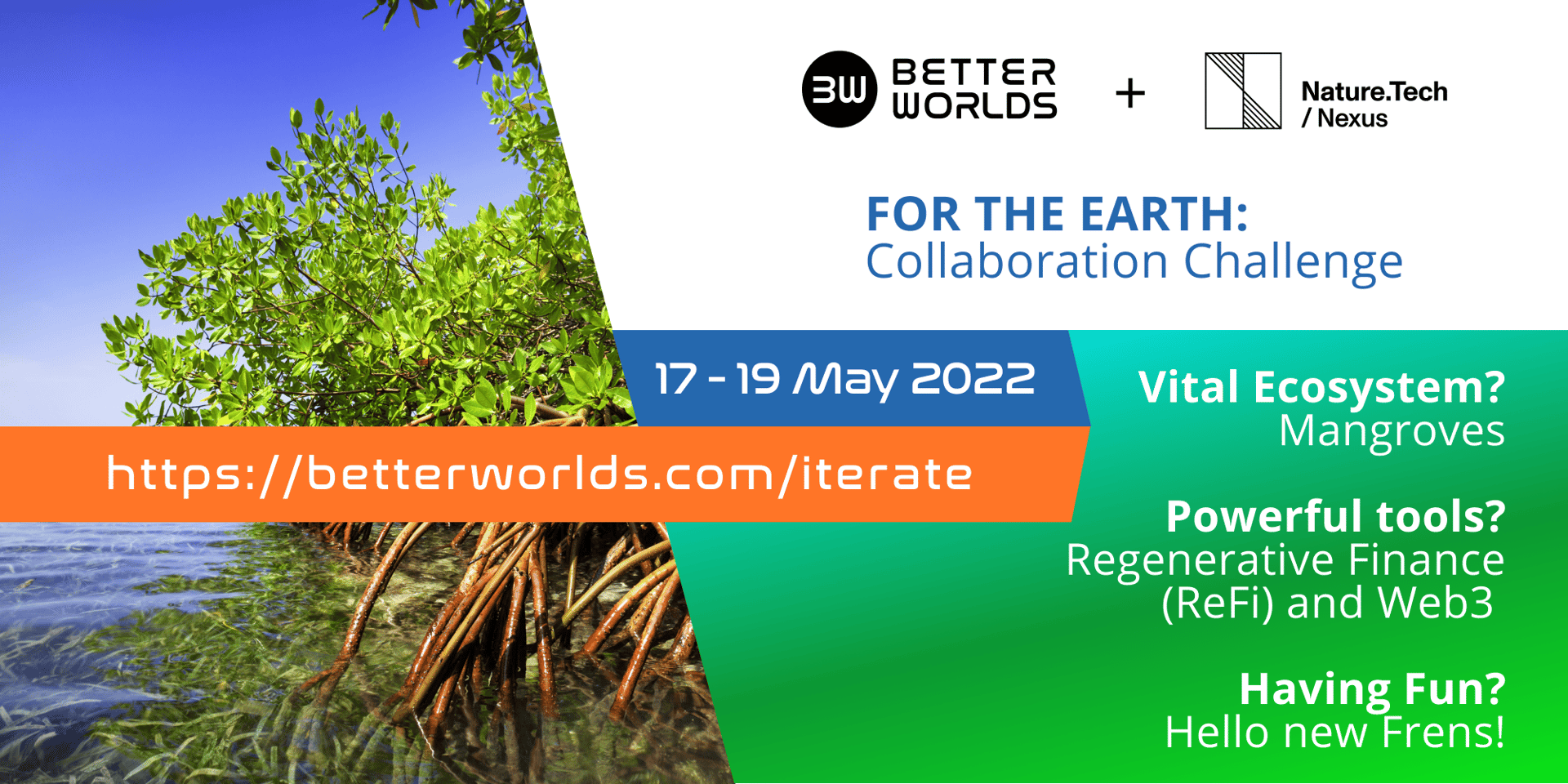 Cover Image for For the Earth: ITERATE Using the Power of Regenerative Finance and Web3 to Accelerate Mangrove Reforestation