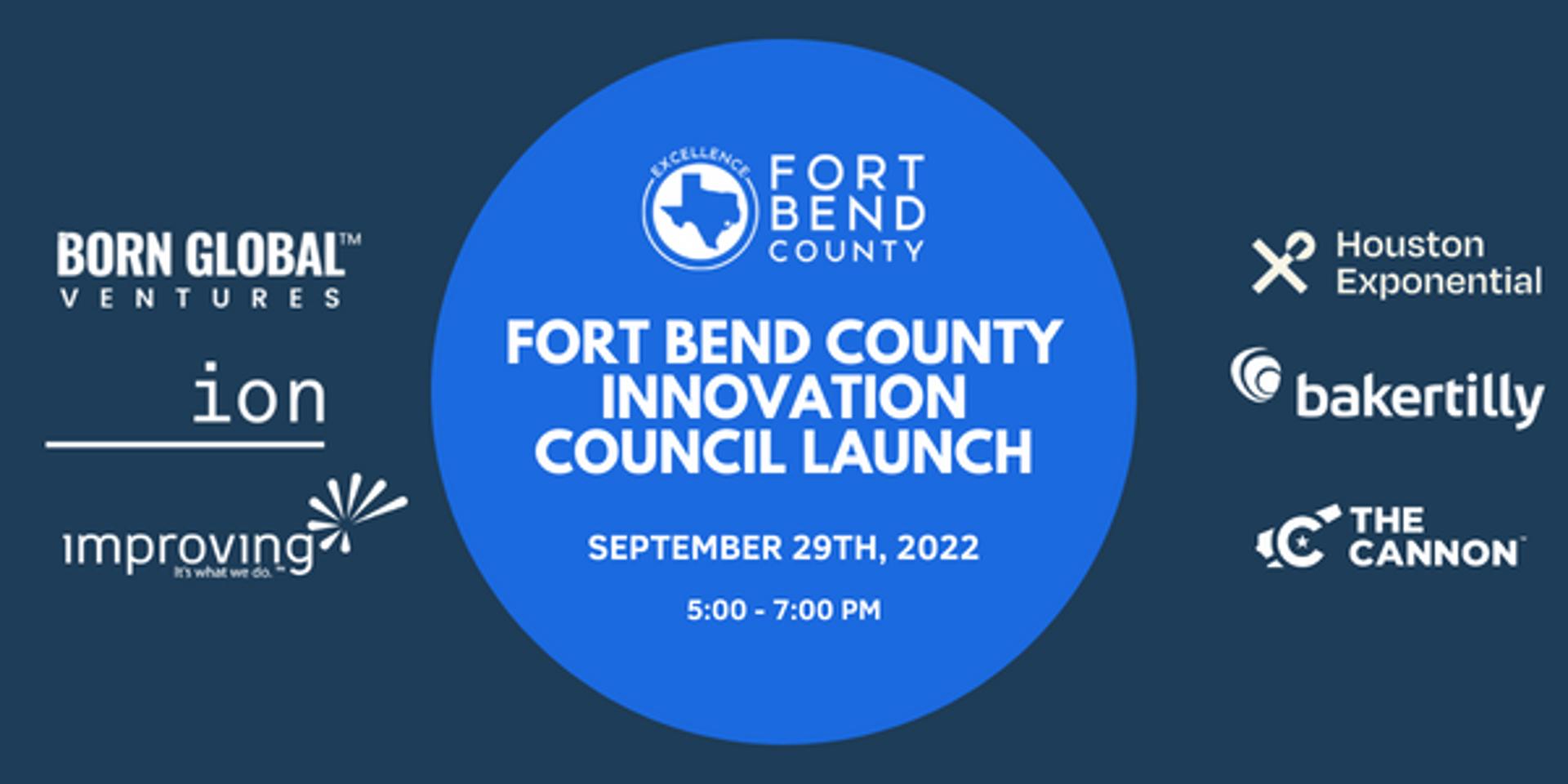 Cover Image for Fort Bend County Innovation Council Launch